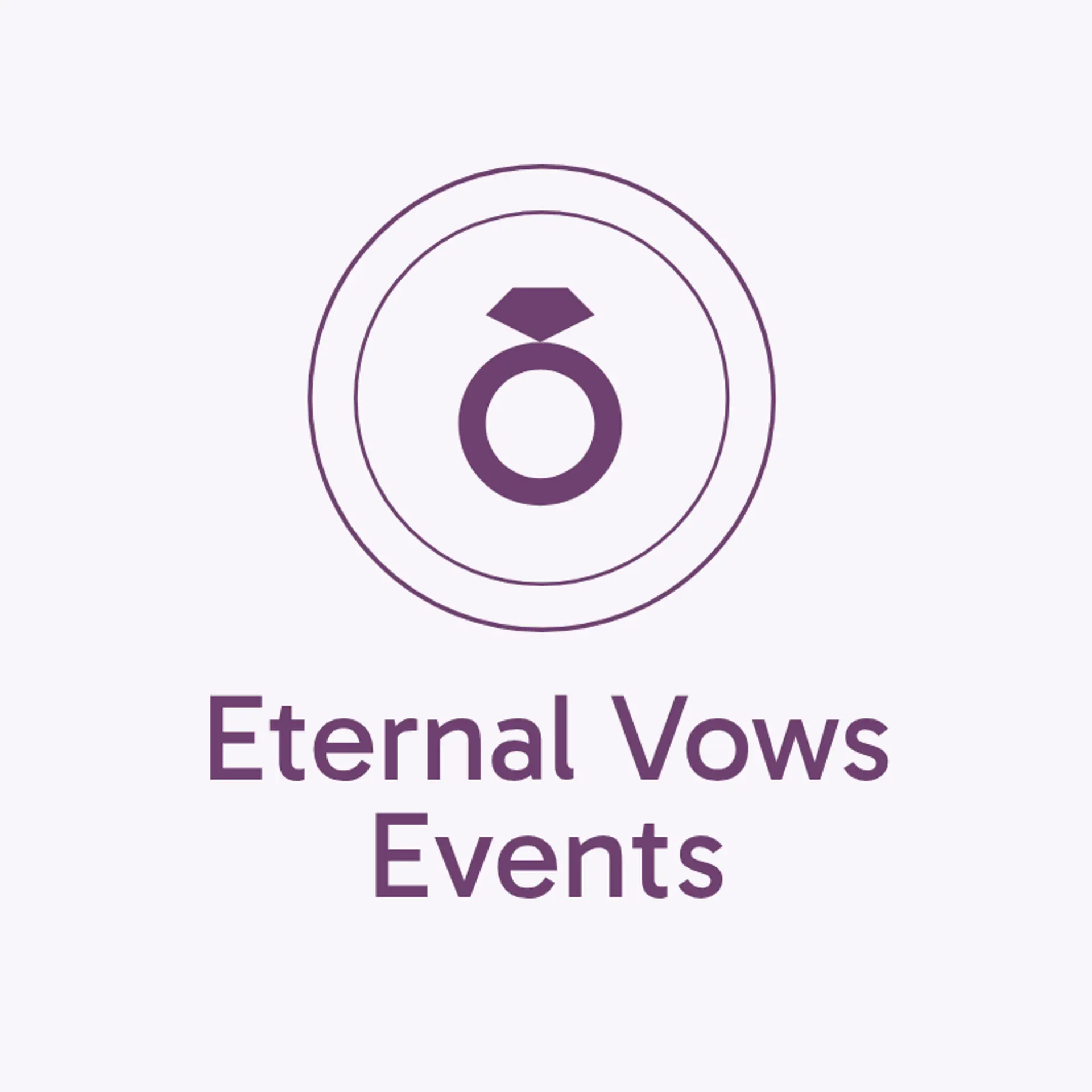 Enchant Vows Collective logo for wedding planner