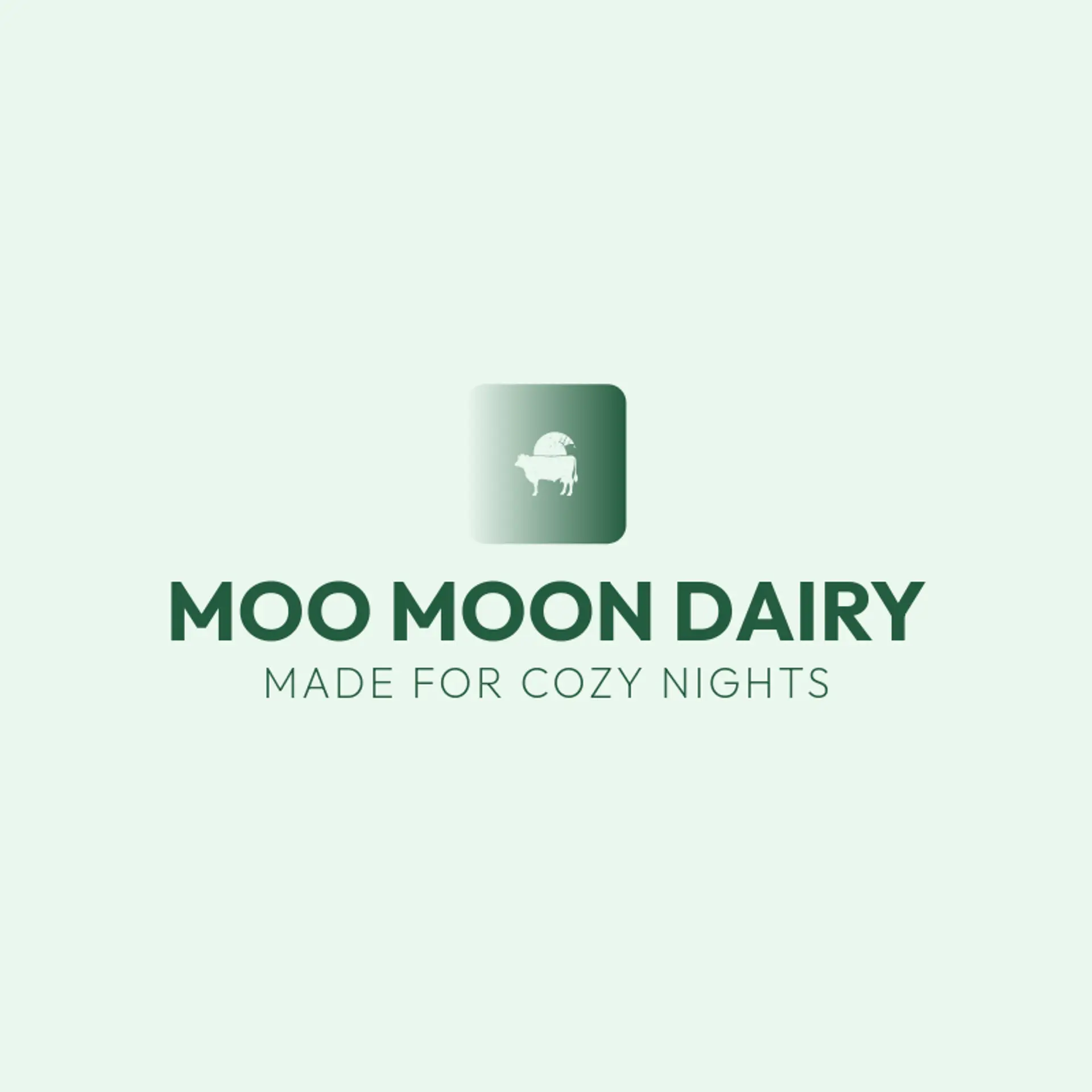 Moo Moon Dairy logo for milk