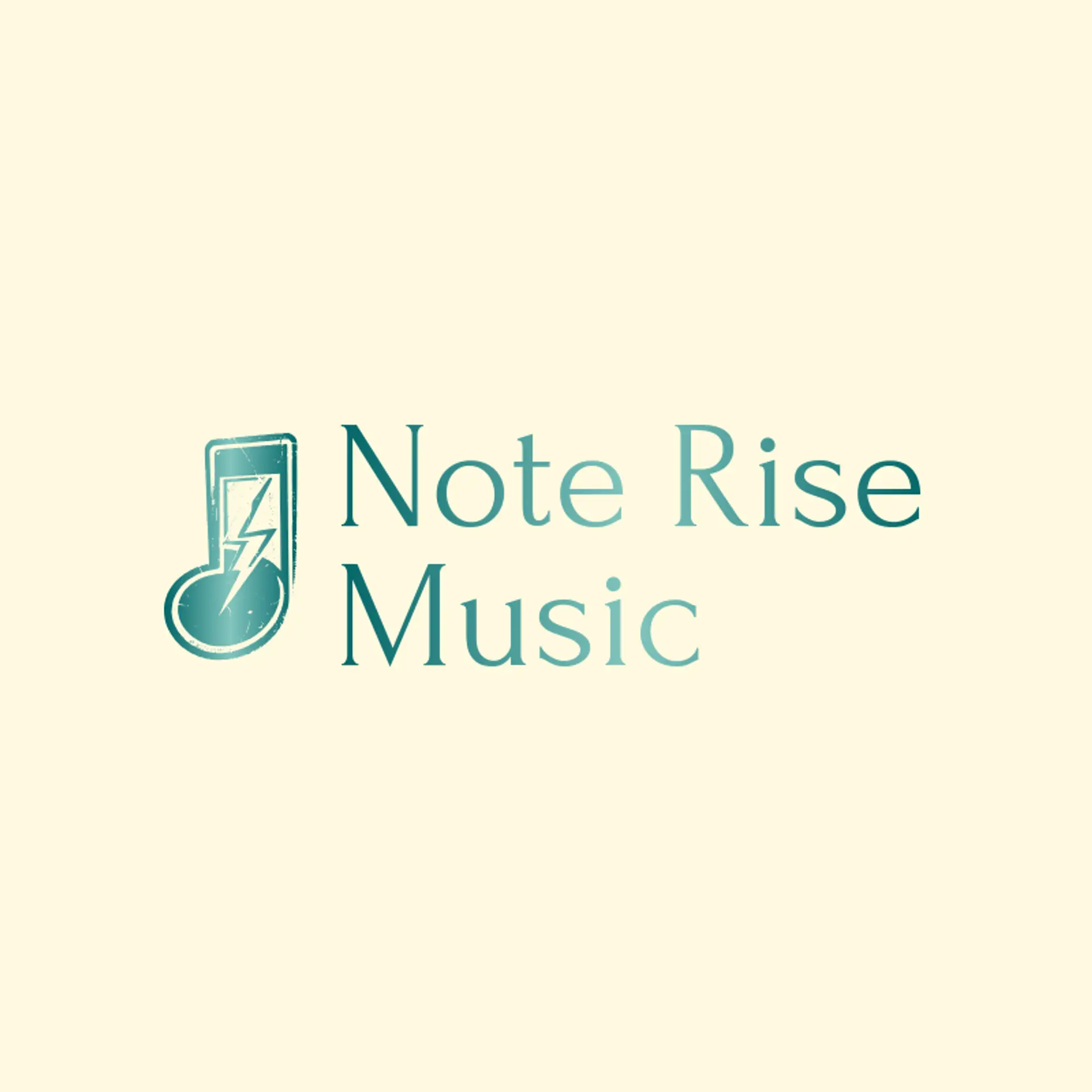 Note Rise Music logo for bass