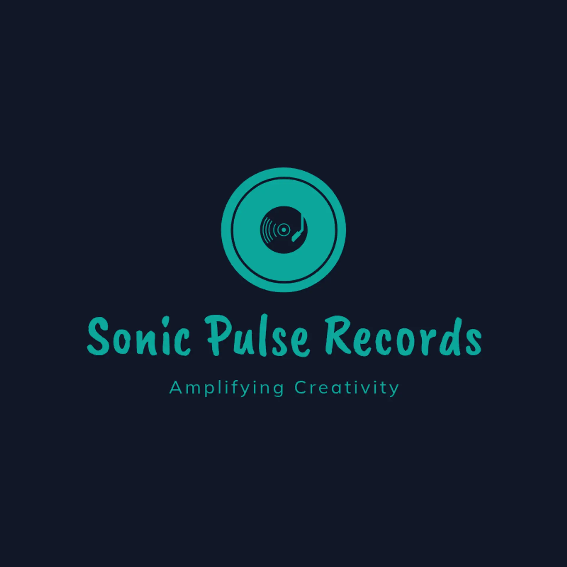 EchoTone Records logo for music label
