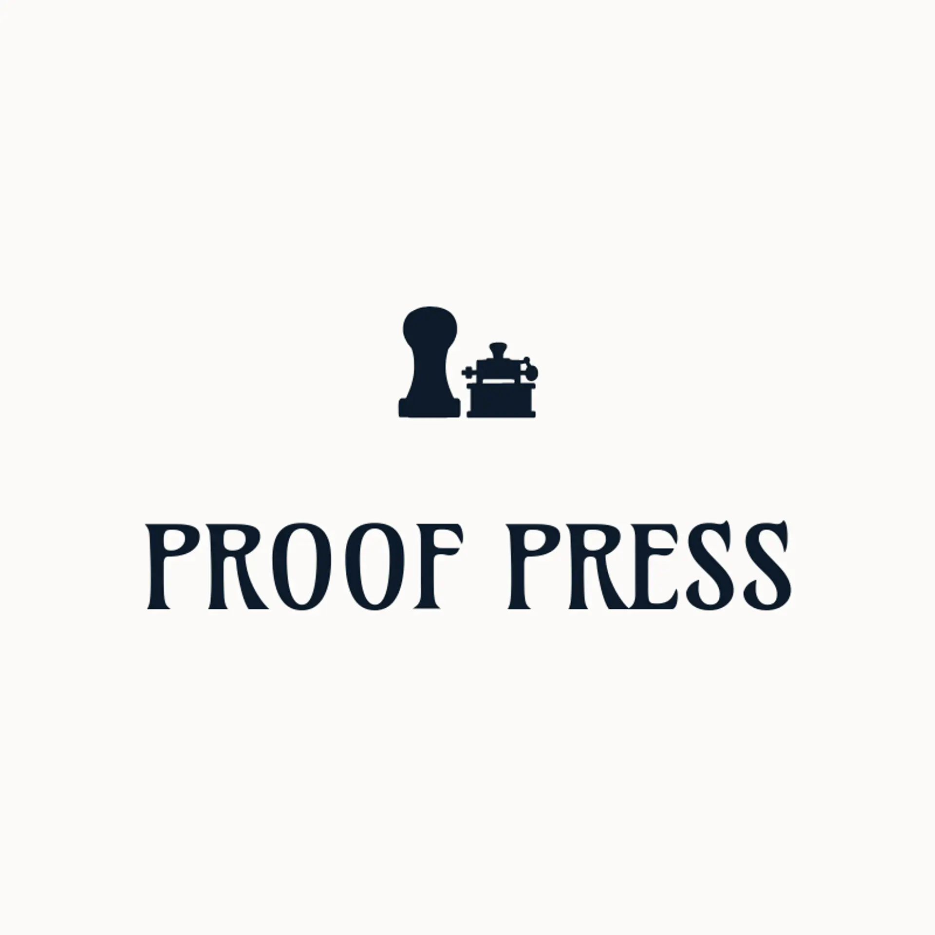Proof Press logo for printing press