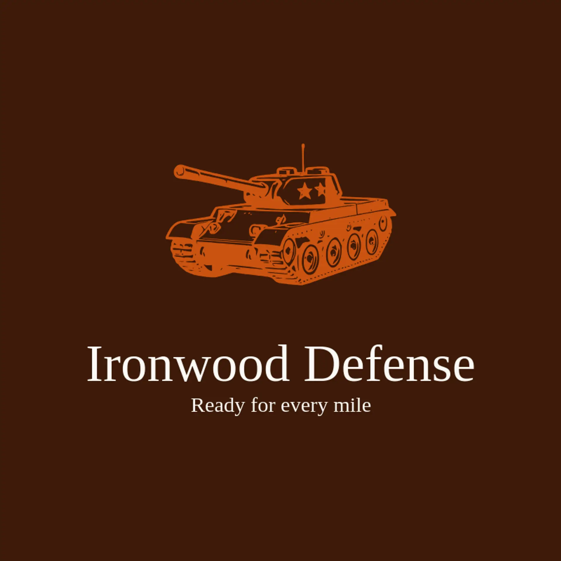 Ironwood Defense logo for tank