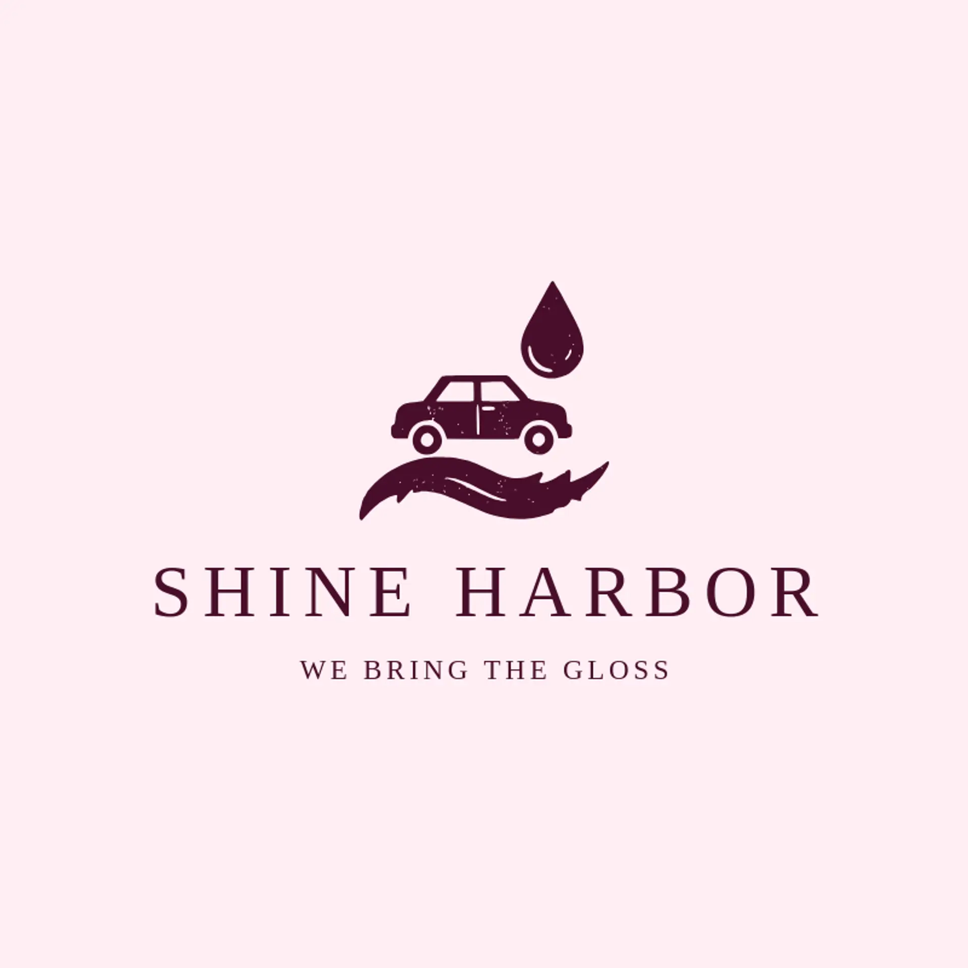 Shine Harbor logo for mobile detailing