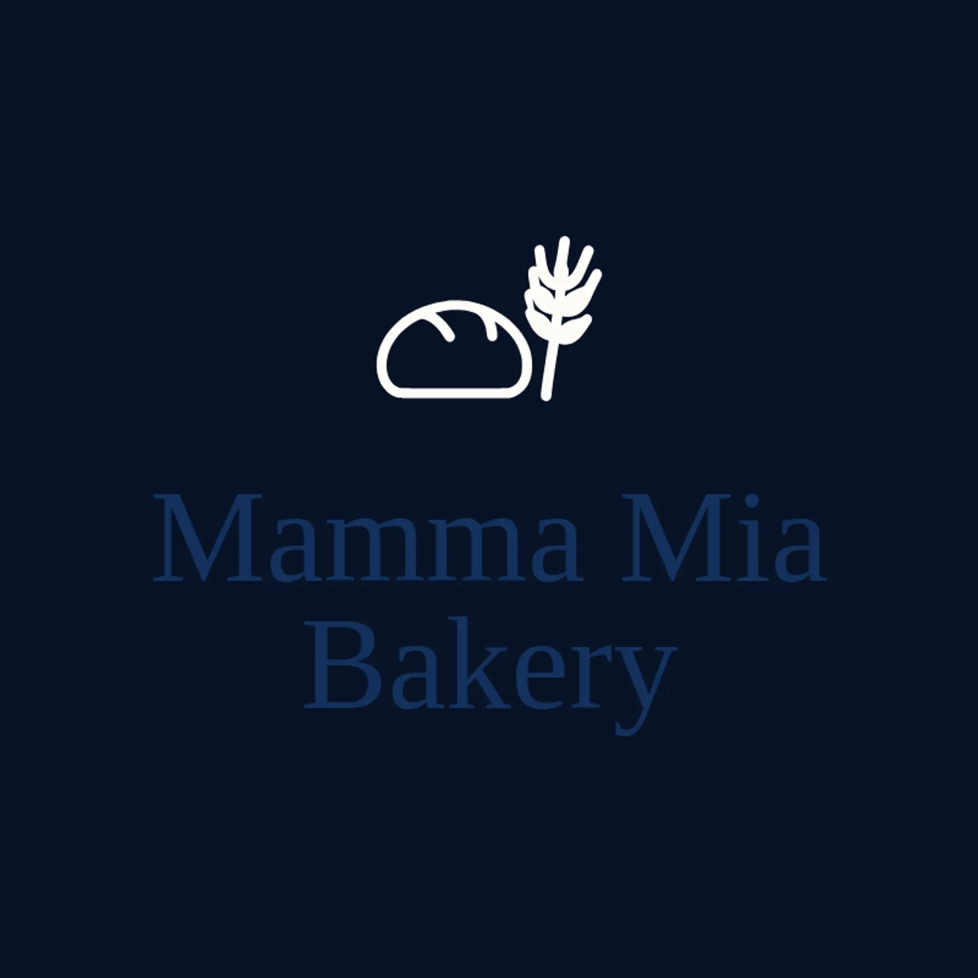 Mamma Mia Bakery logo for italian
