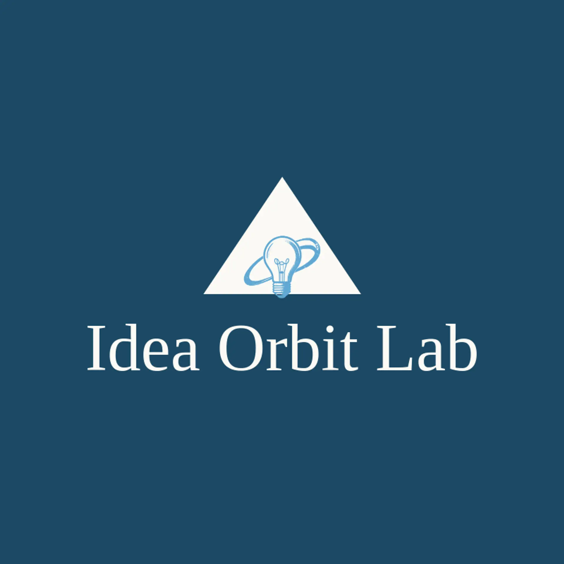 Idea Orbit Lab logo for light bulb
