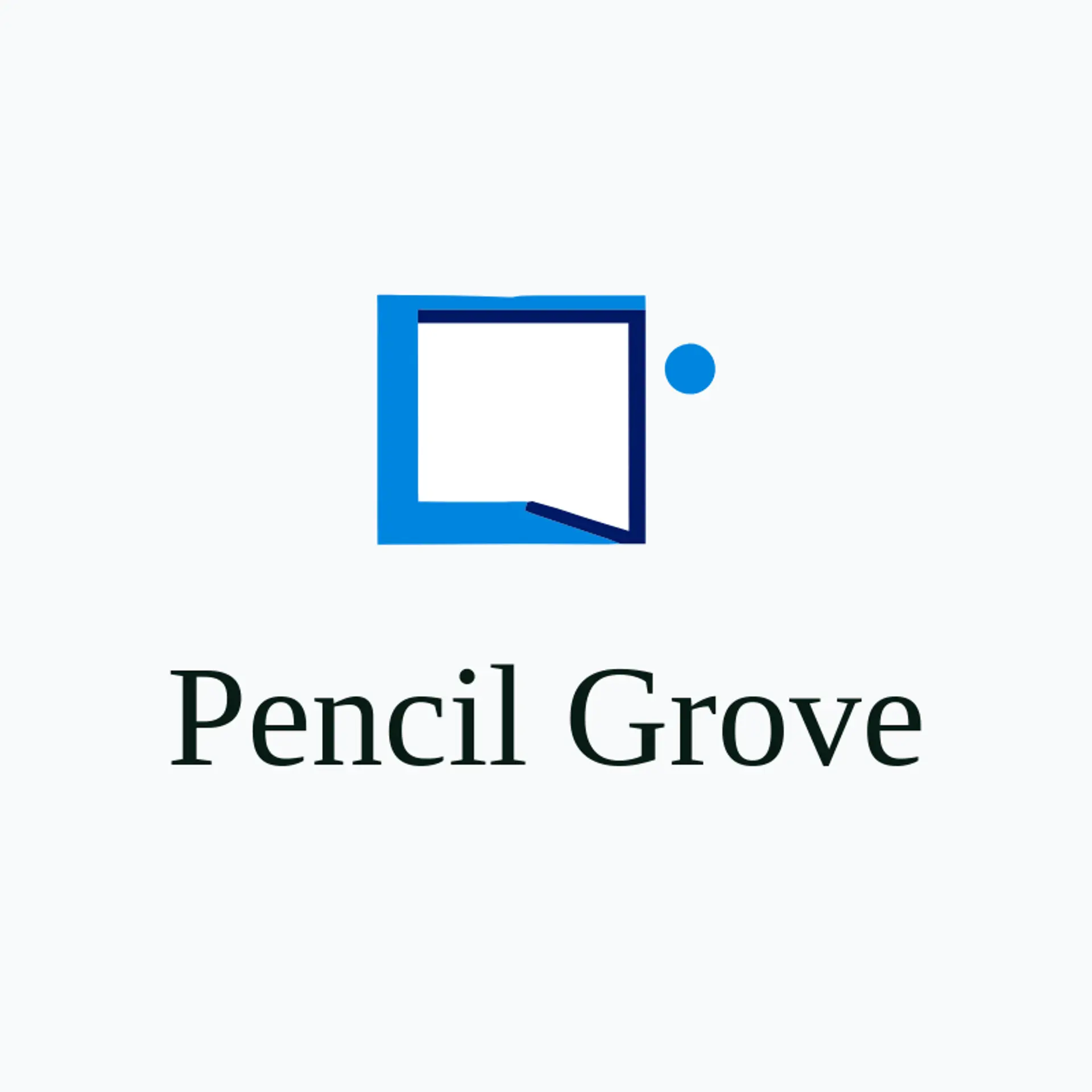 Pencil Grove logo for editor