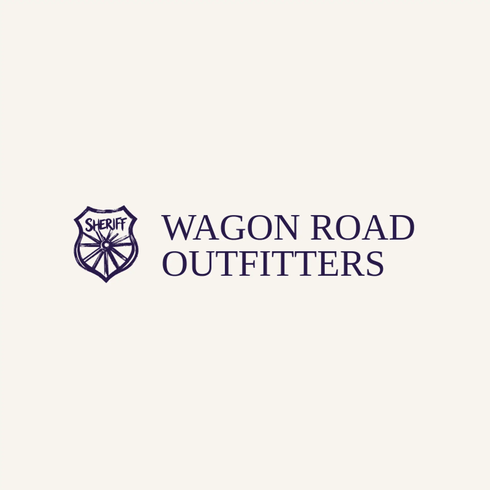 Wagon Road Outfitters logo for sheriff