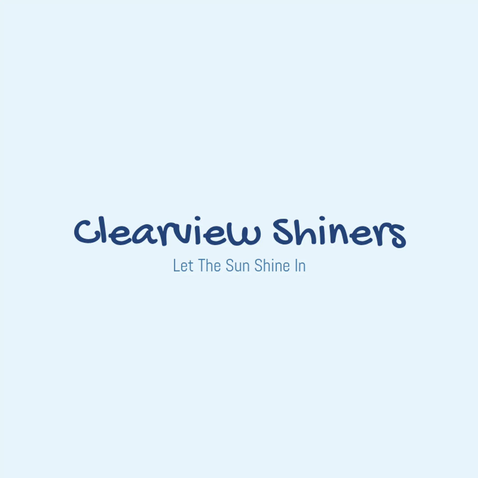 Crystal Clear Shine logo for window cleaning