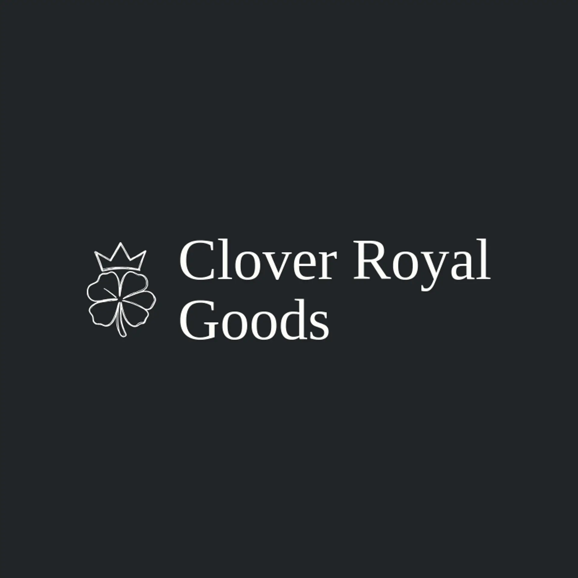 Clover Royal Goods logo for clover