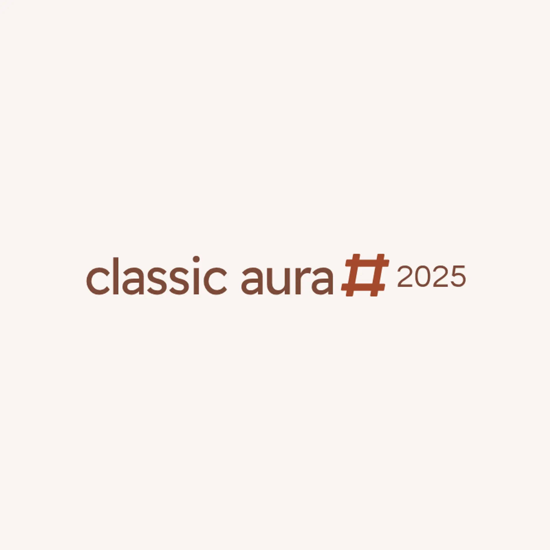 Classic Aura logo for classic fashion