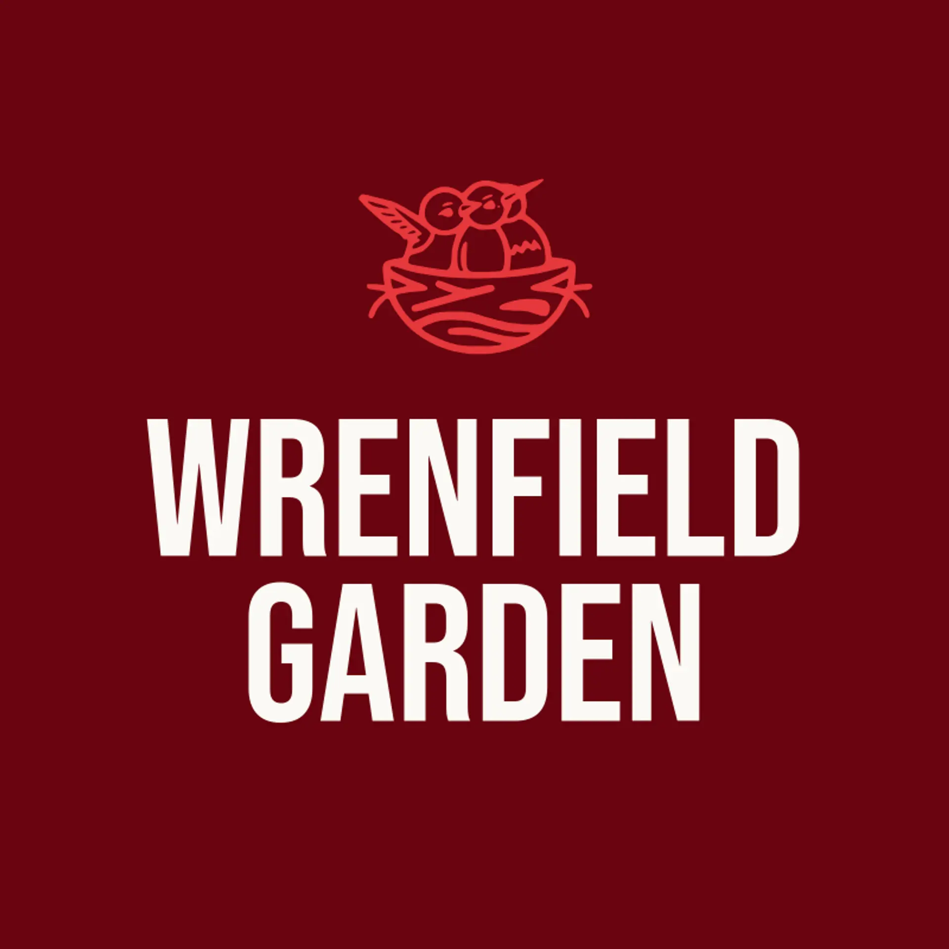 Wrenfield Garden logo for birdhouse