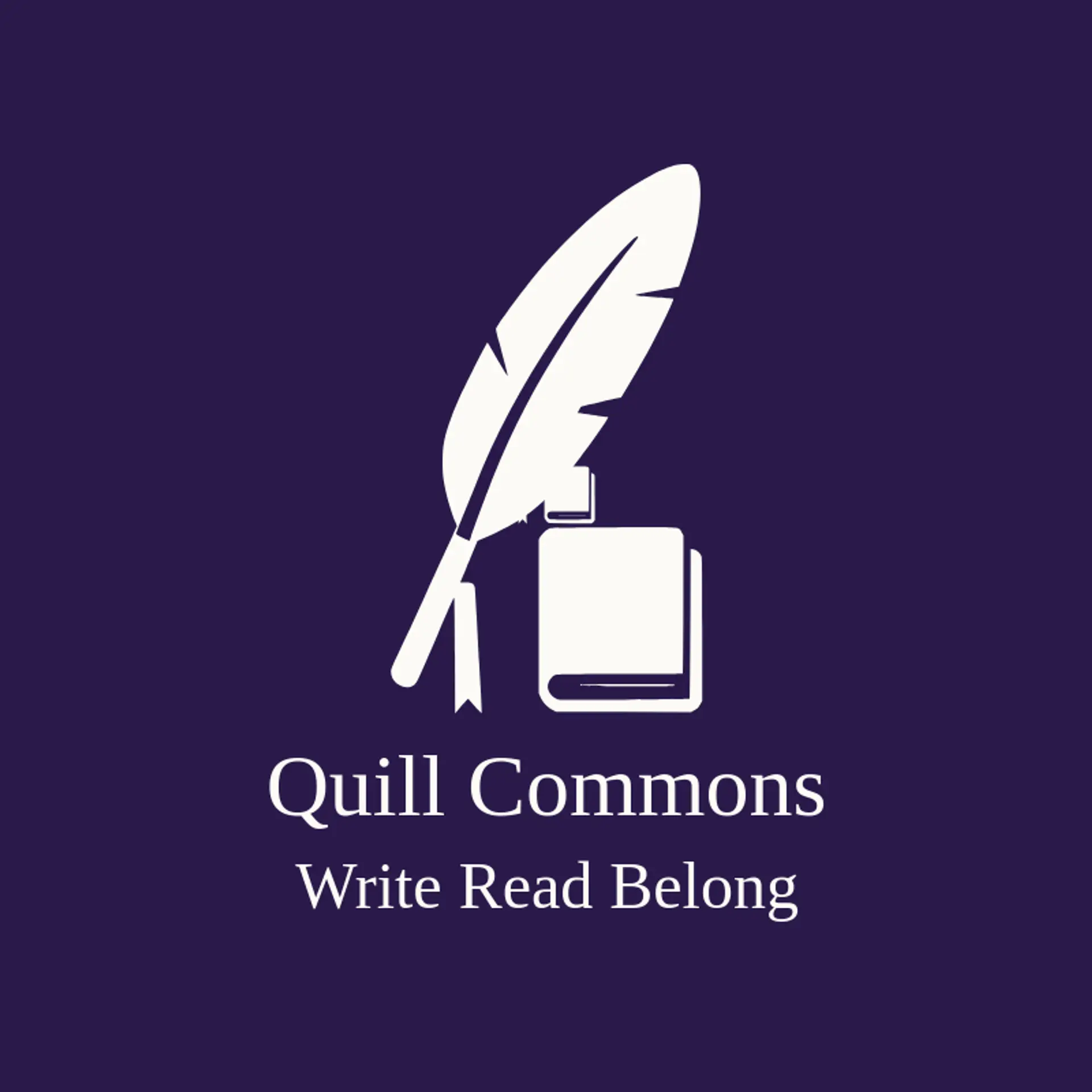 Quill Commons logo for book club