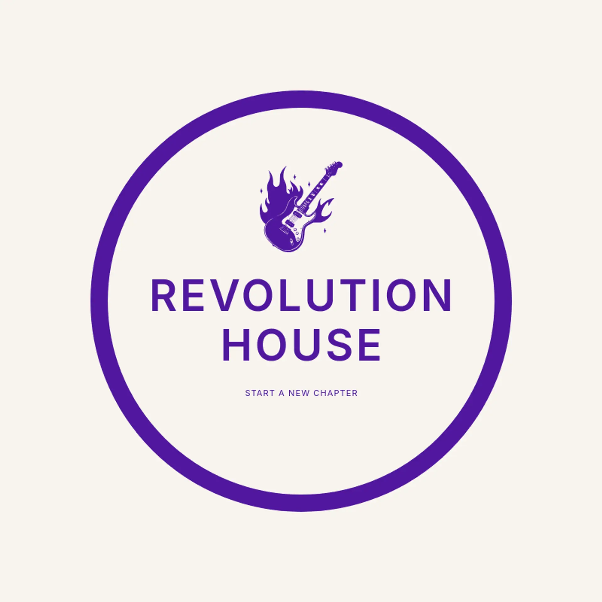 Revolution House logo for rebel