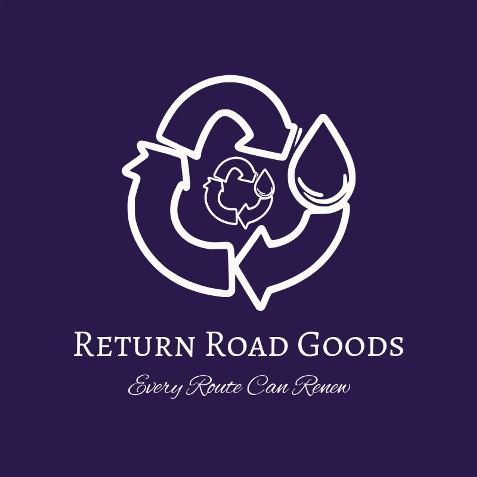 Return Road Goods logo for recycle