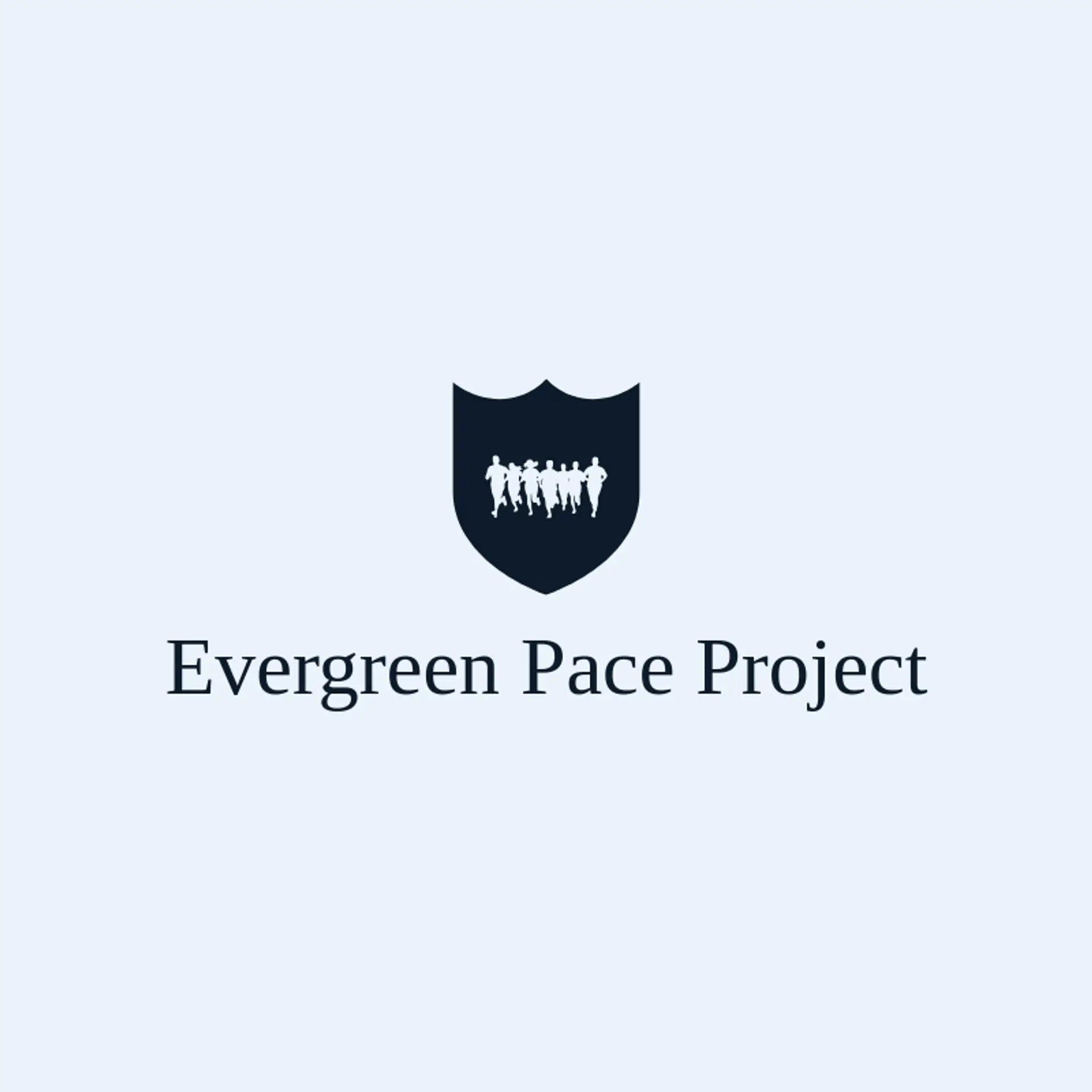 Evergreen Pace Project logo for marathon
