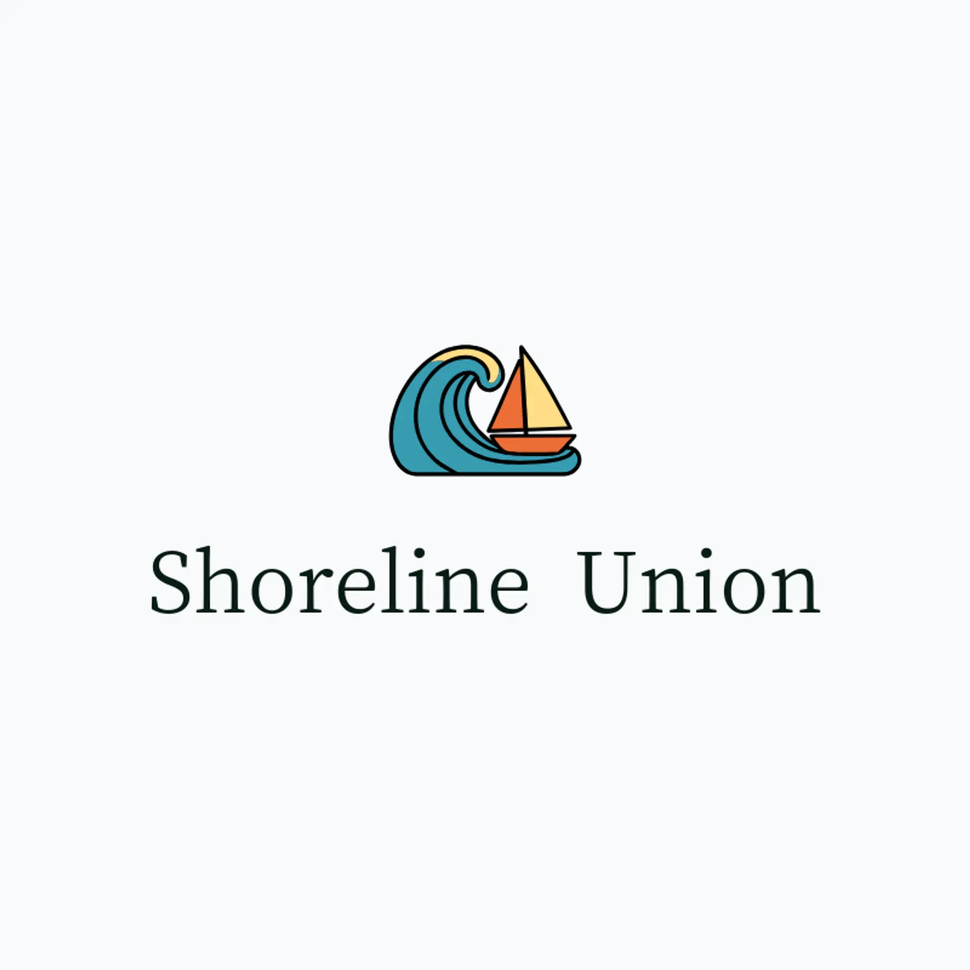 Shoreline Union logo for wave