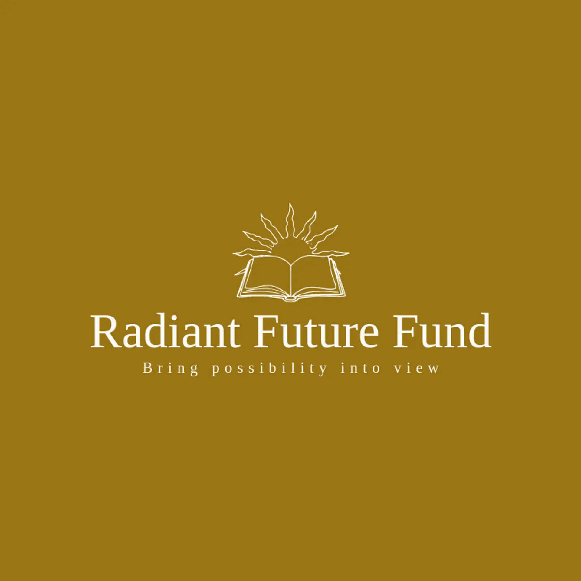 Radiant Future Fund logo for scholarship