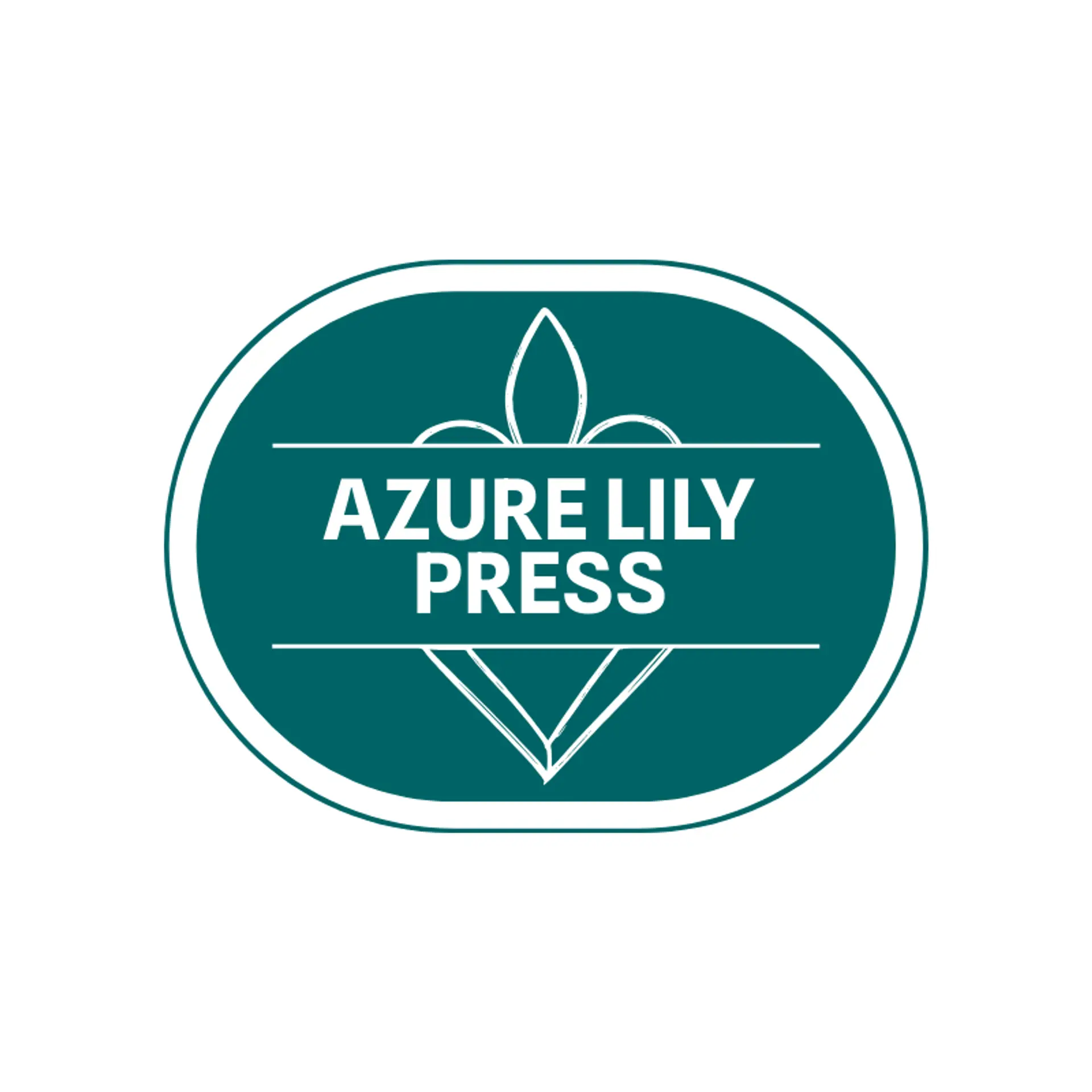 Azure Lily Press logo for fleur de lis