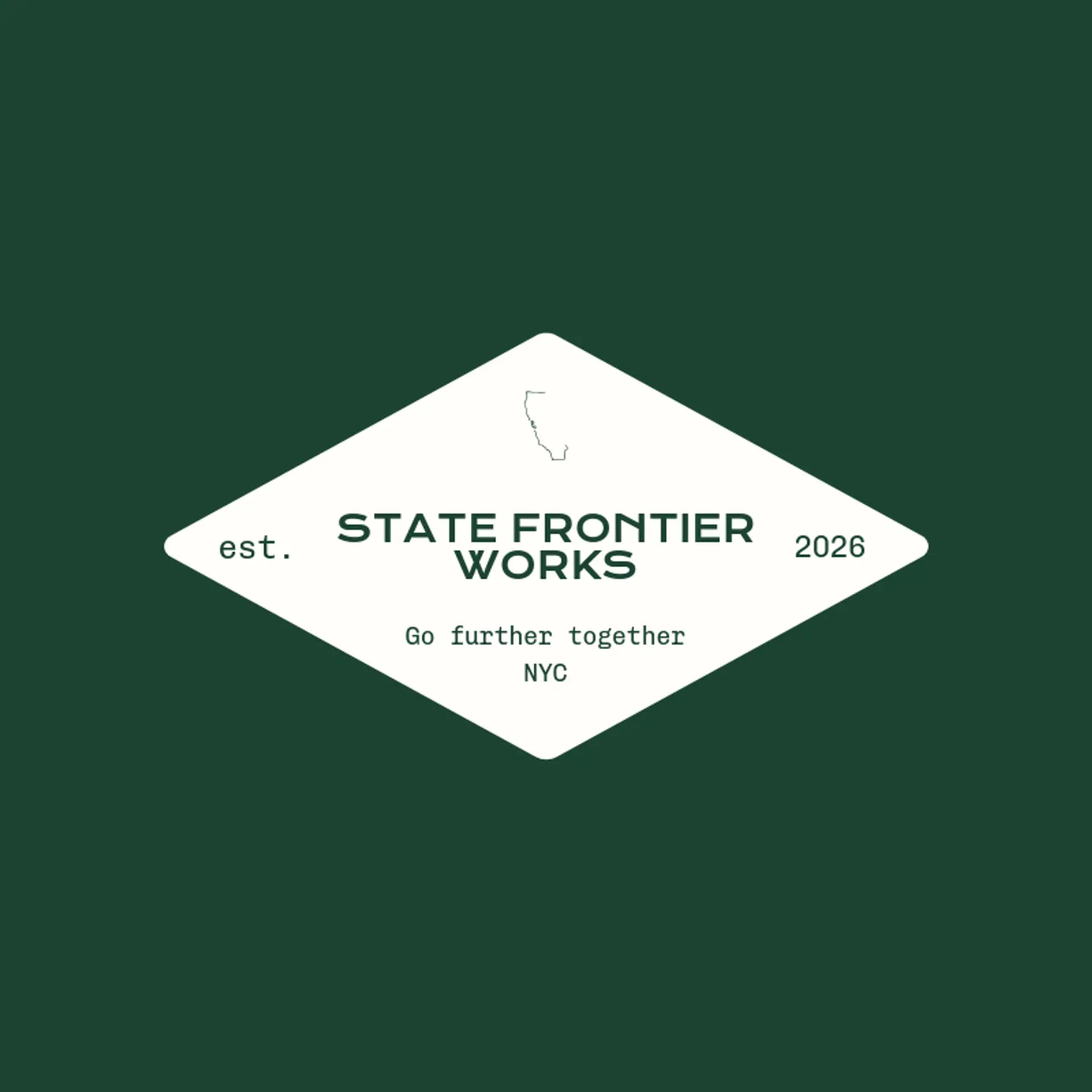 State Frontier Works logo for state
