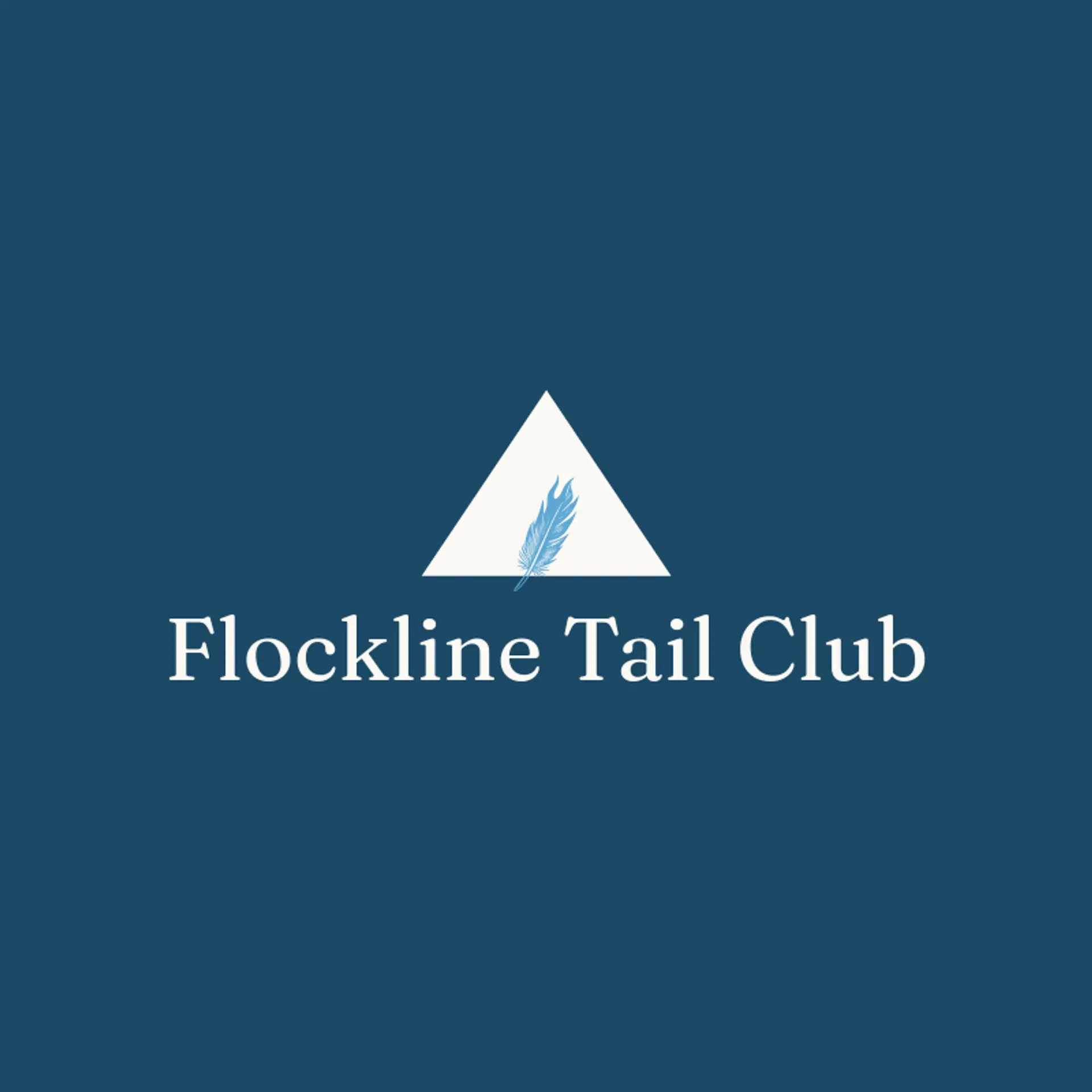 Flockline Tail Club logo for gamefowl