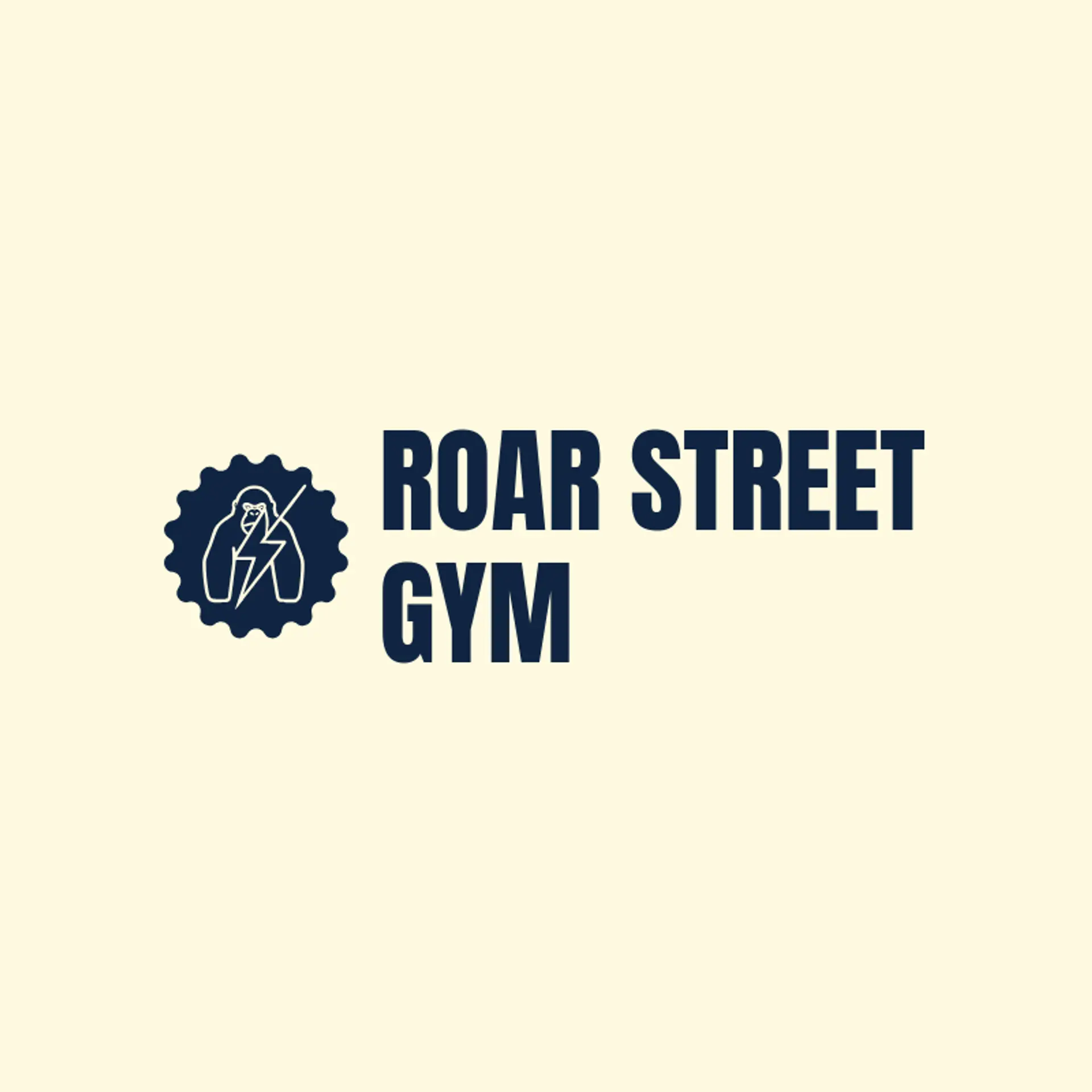 Roar Street Gym logo for gorilla