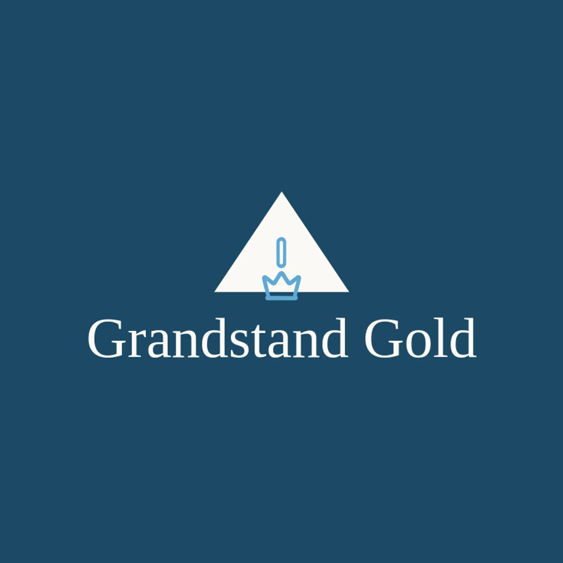 Grandstand Gold logo for sports team