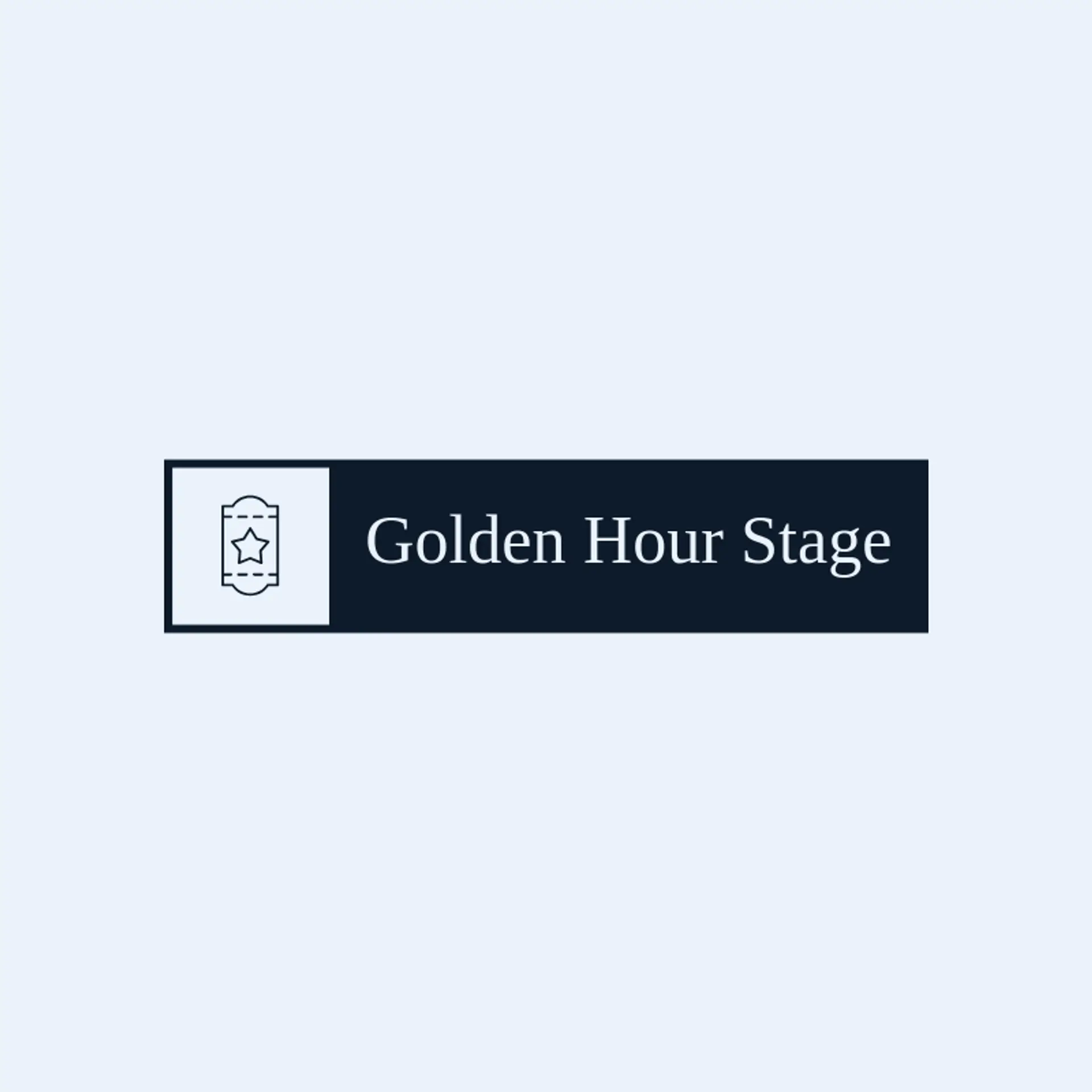 Golden Hour Stage logo for cabaret