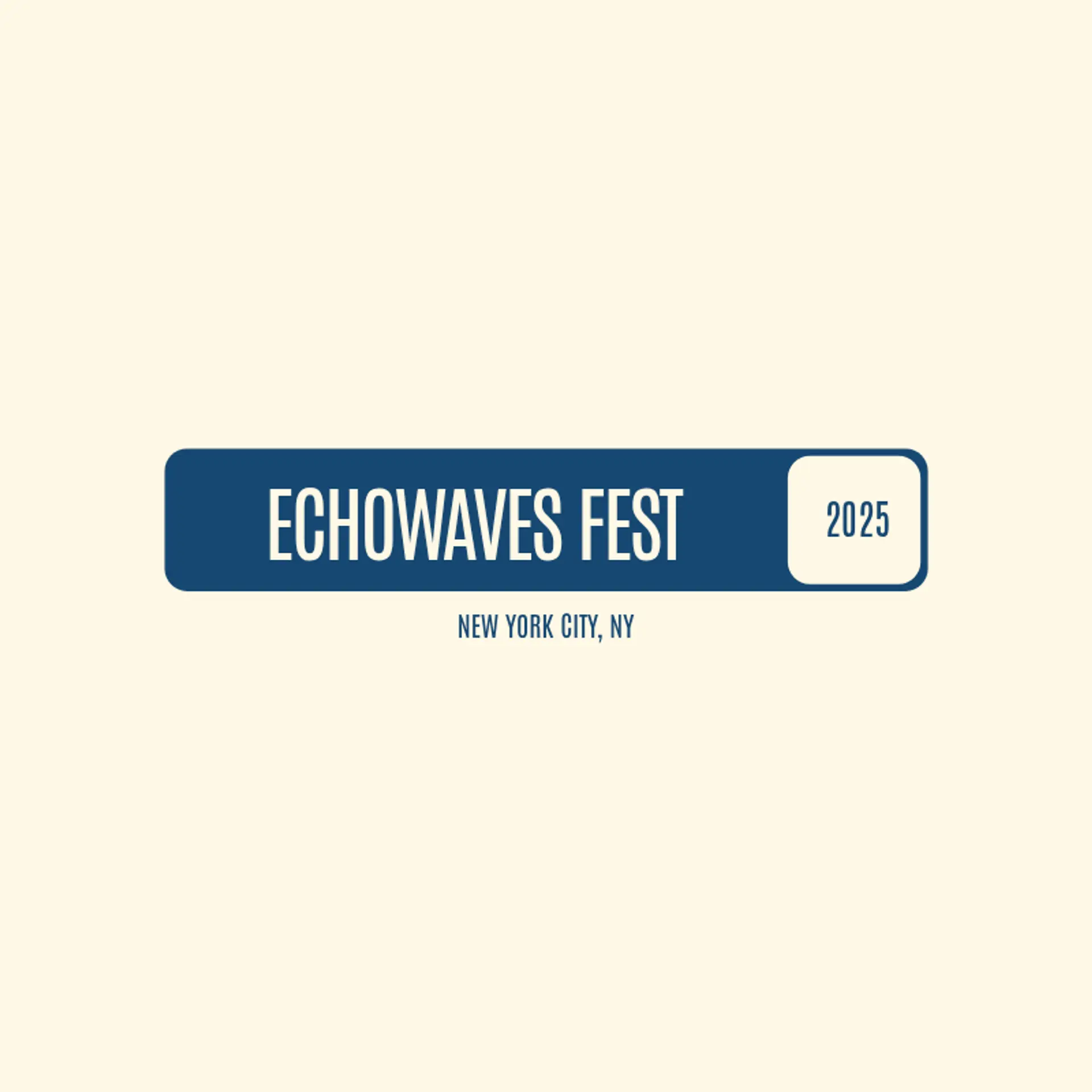 GroovePulse Fest logo for music festival