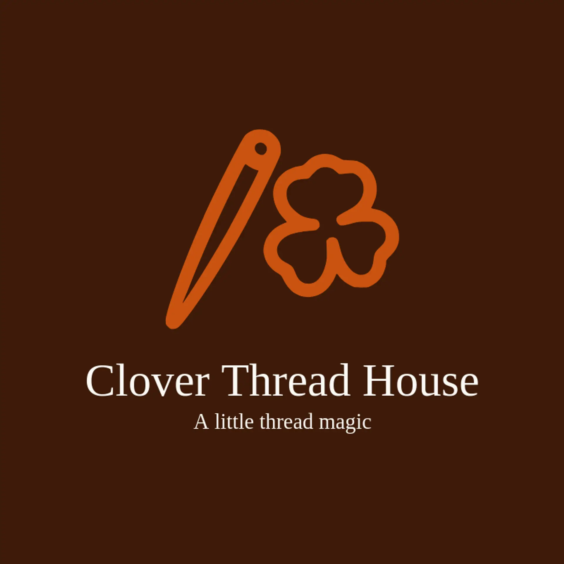 Clover Thread House logo for stitching