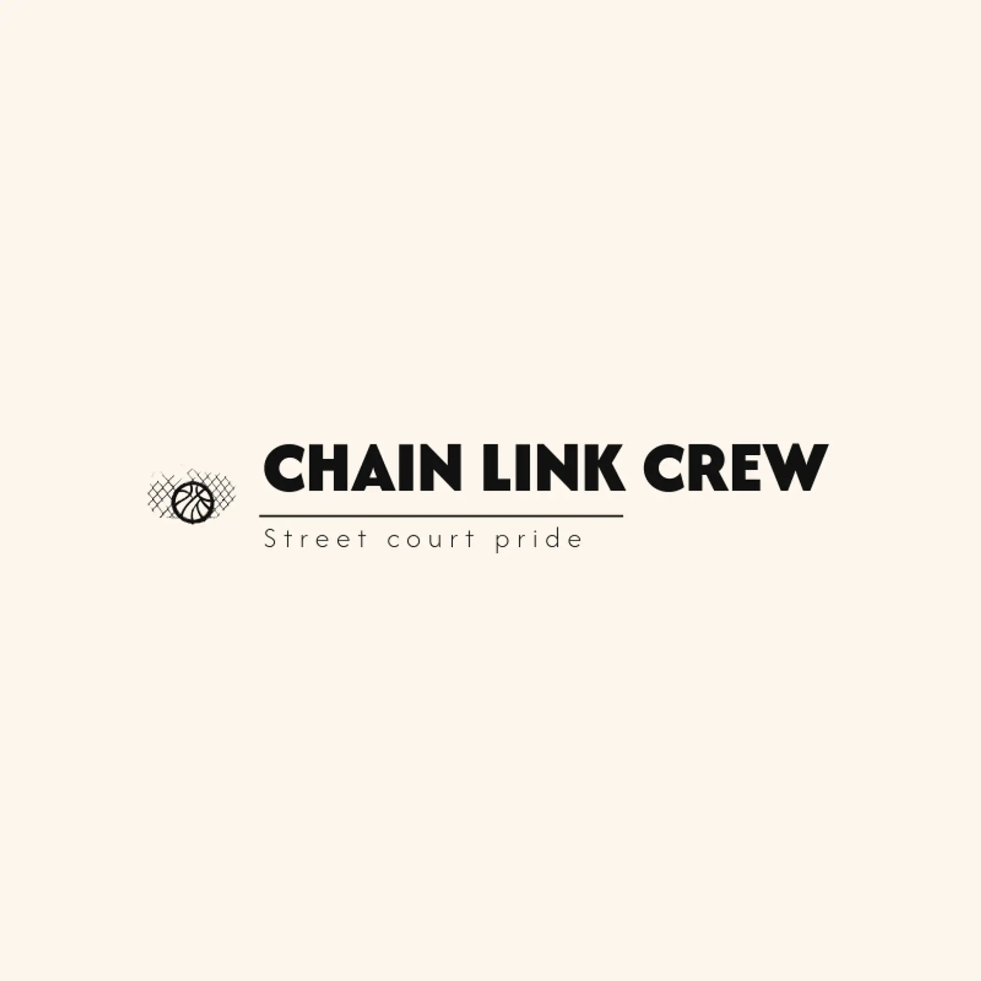 Chain Link Crew logo for court