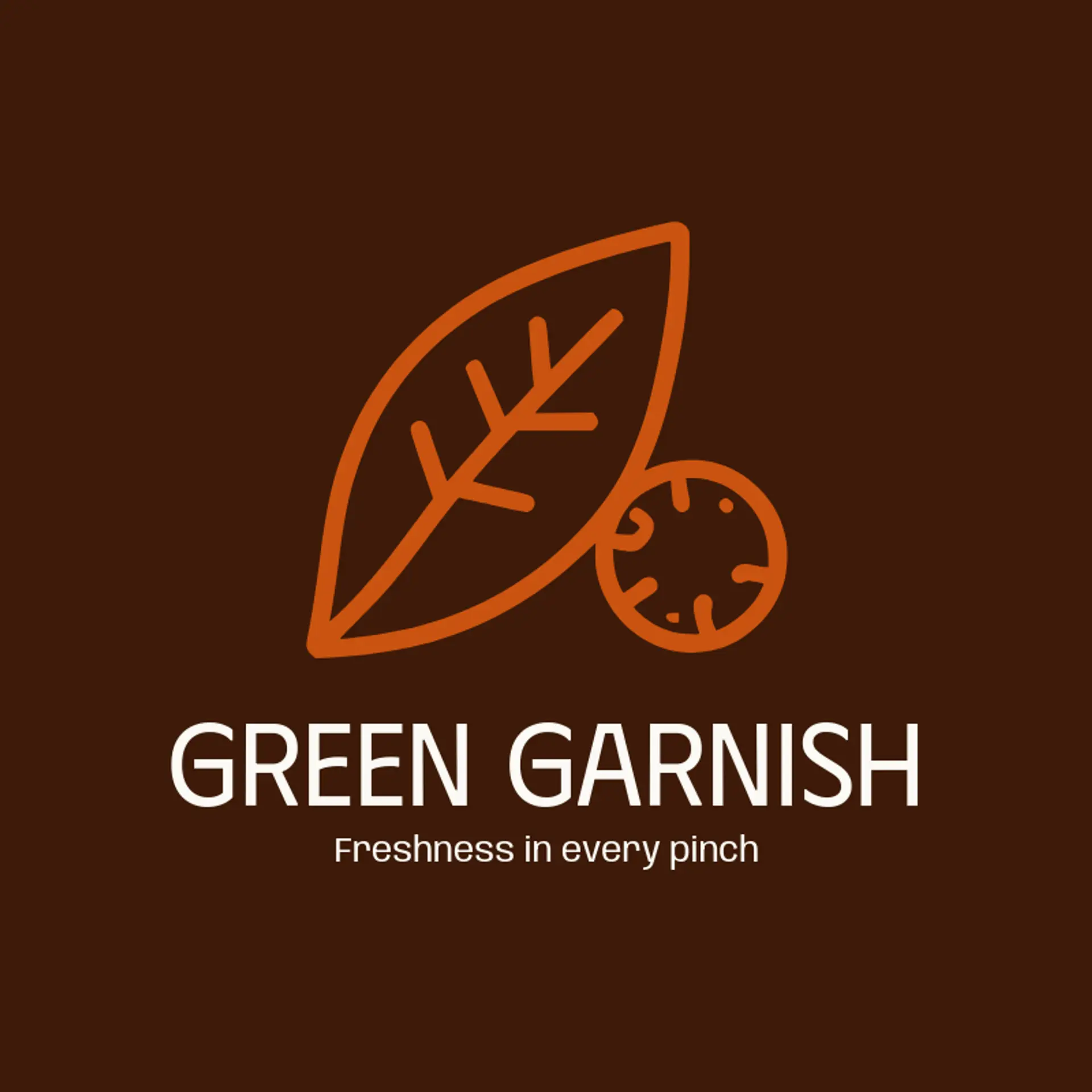 Green Garnish logo for masala