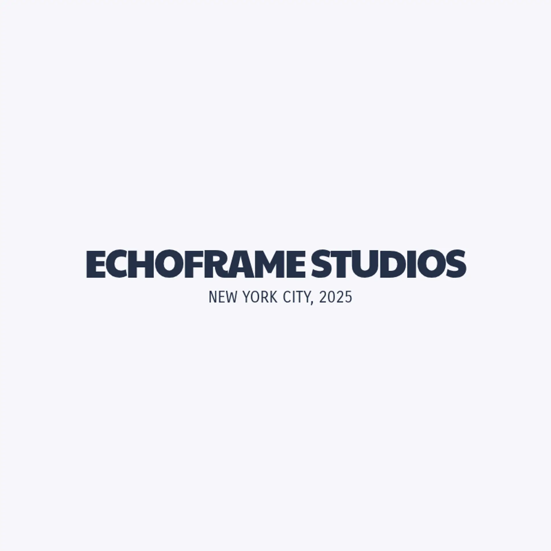 EchoGroove Studios logo for music studio