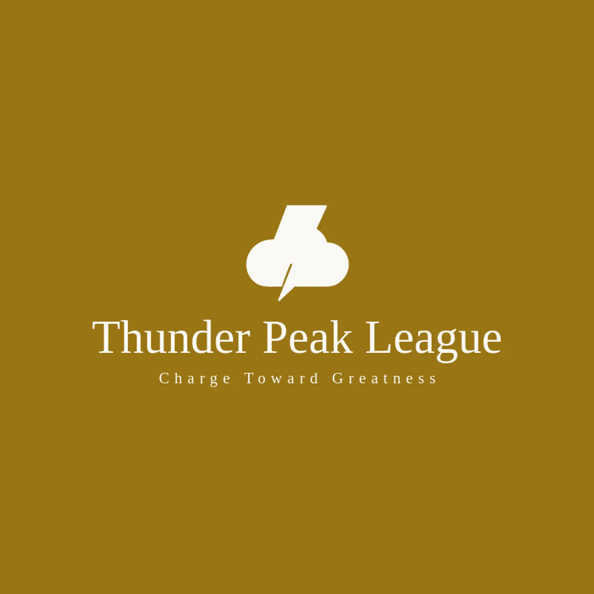 Thunder Peak League logo for Zeus