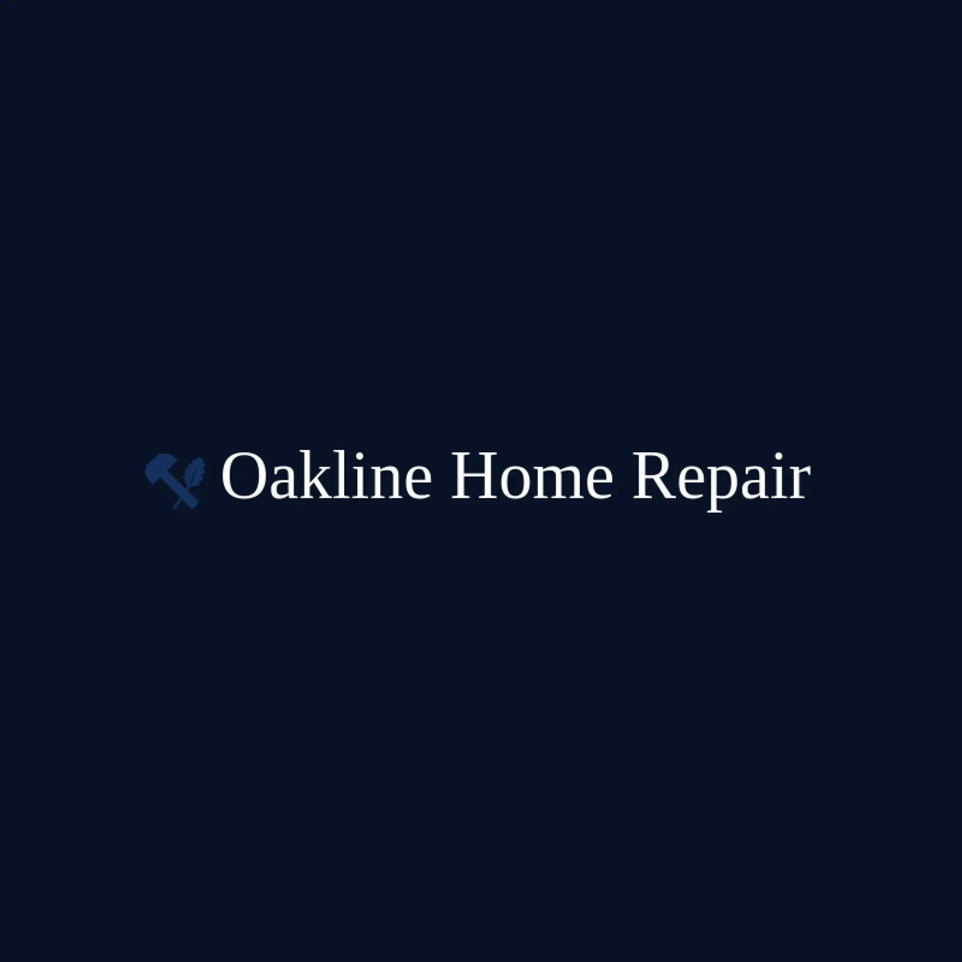 Oakline Home Repair logo for home repair