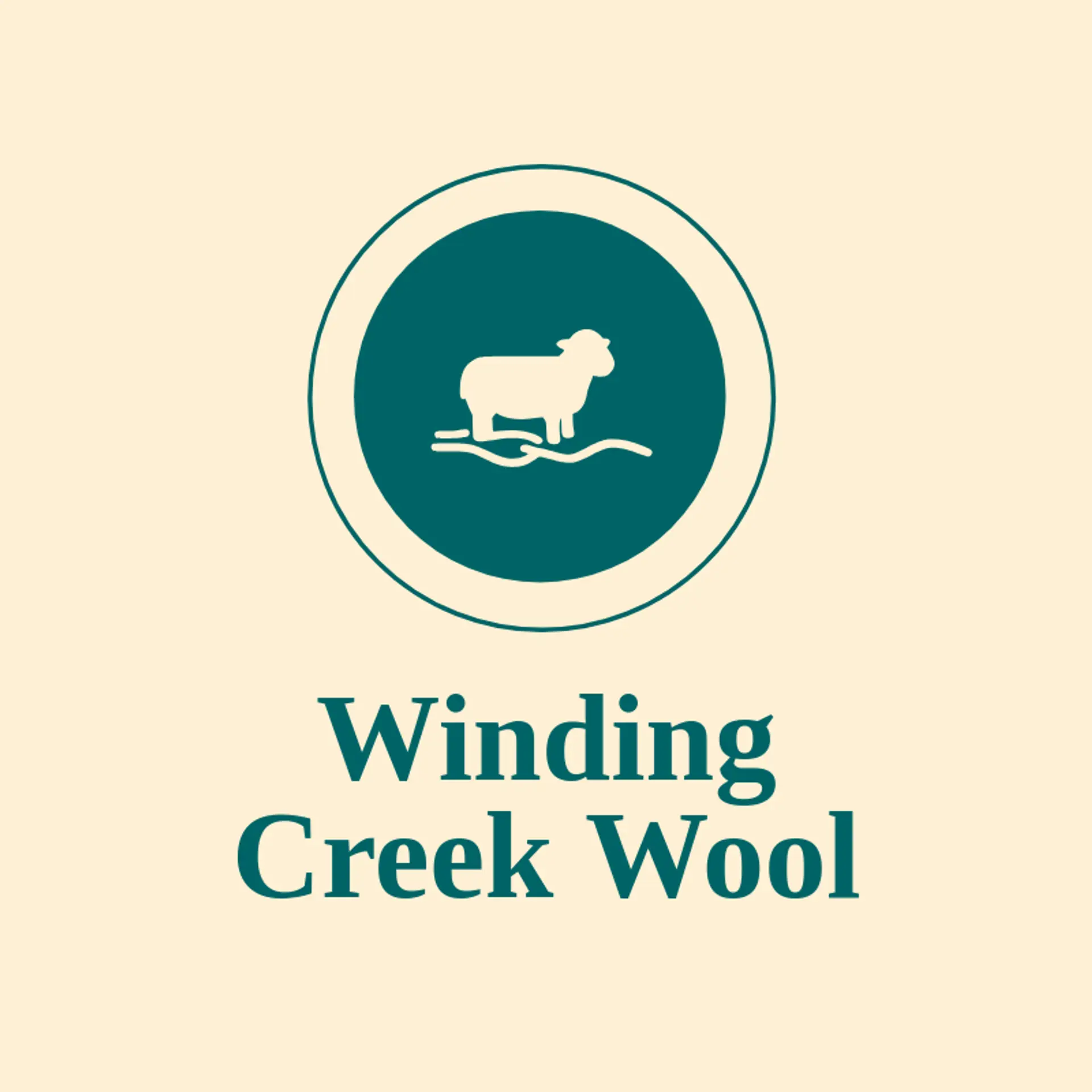 Winding Creek Wool logo for lamb