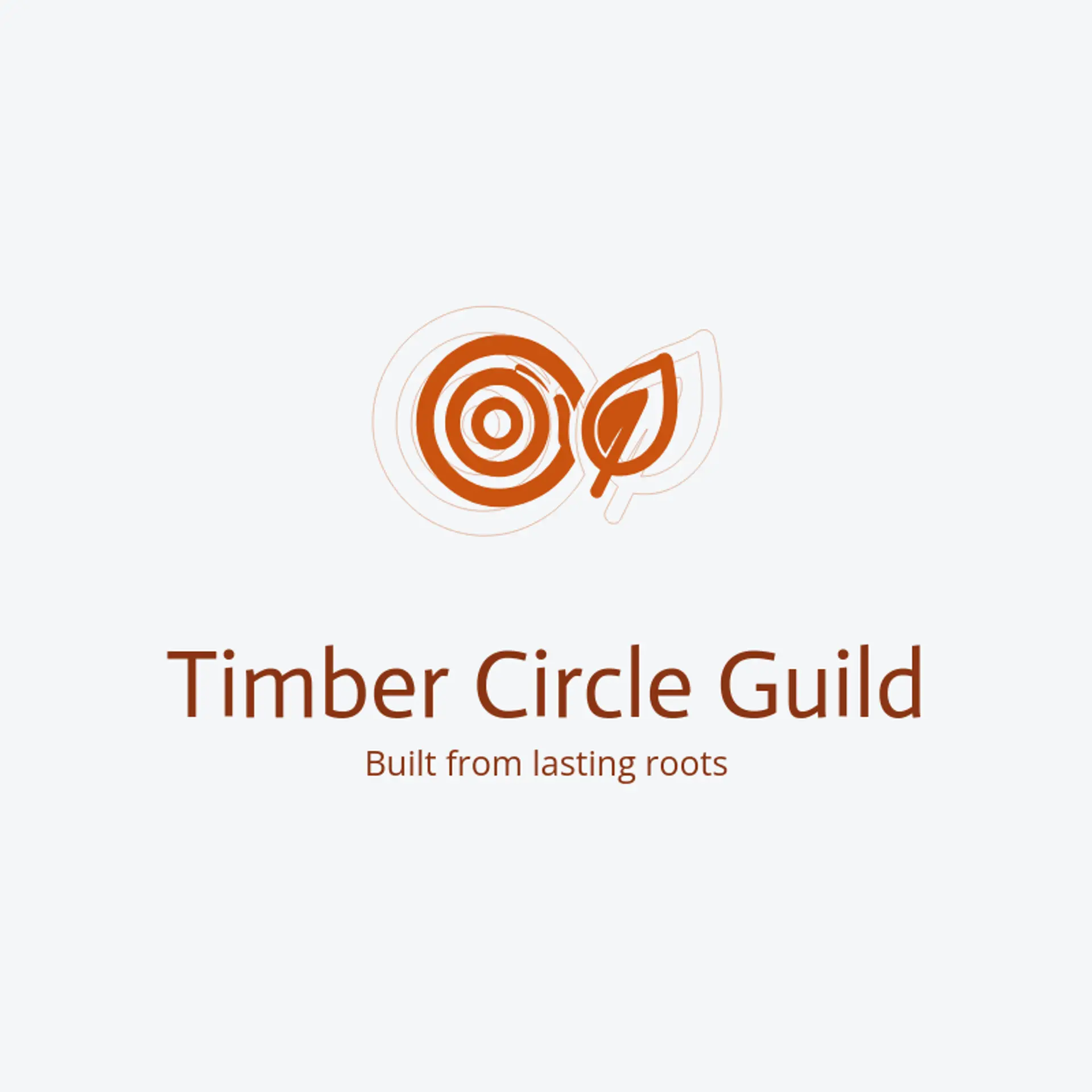 Timber Circle Guild logo for leaf