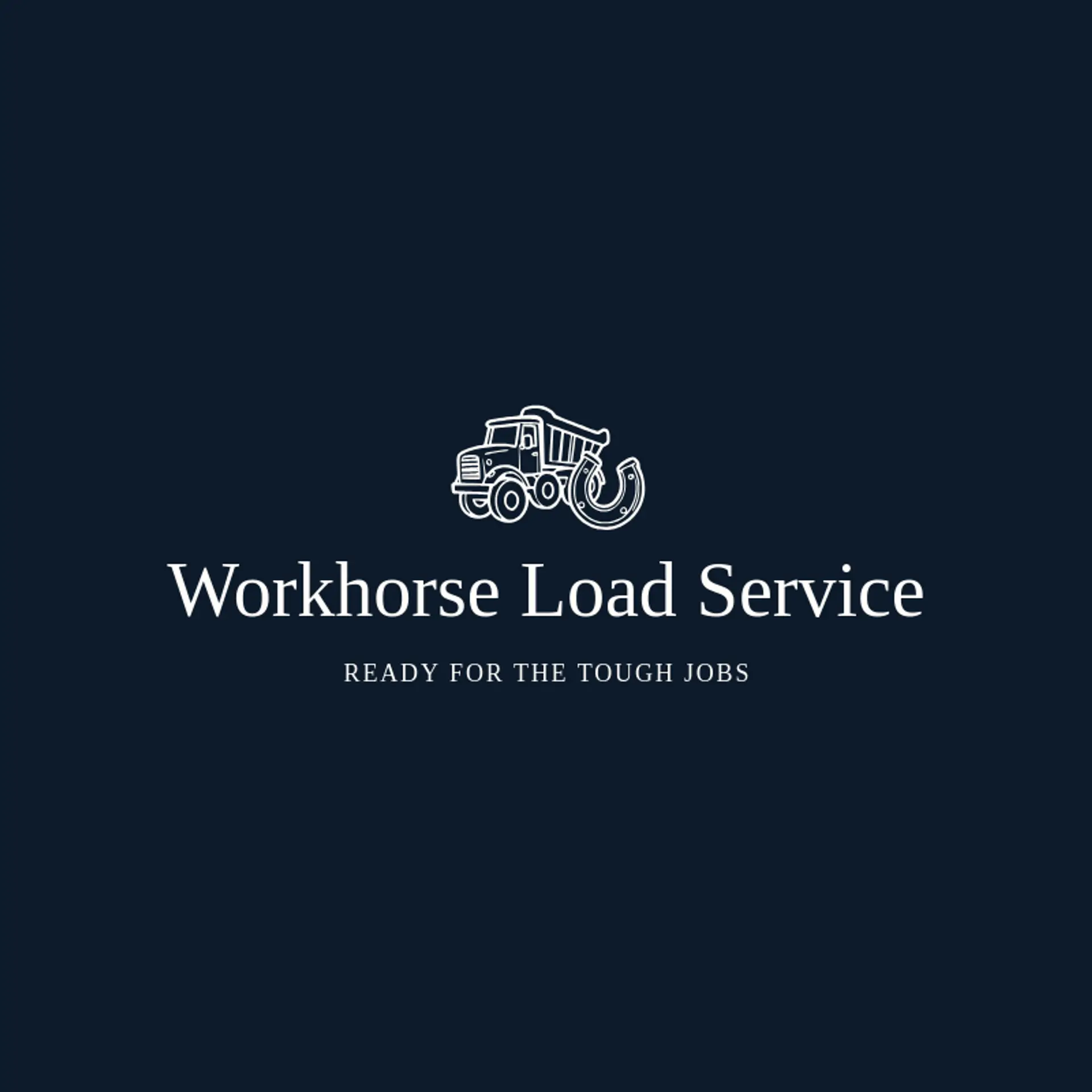 Workhorse Load Service logo for hauling