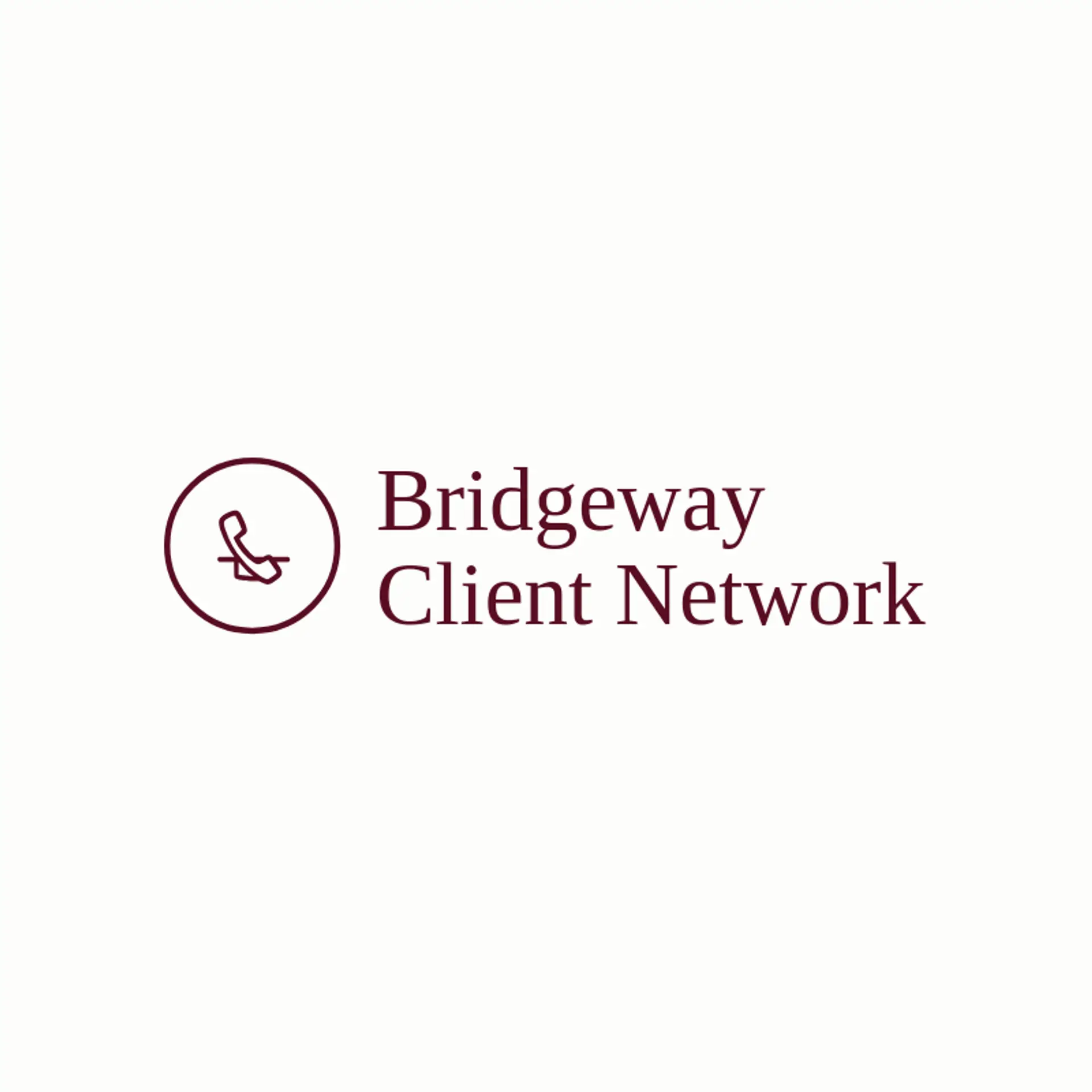 Bridgeway Client Network logo for contact