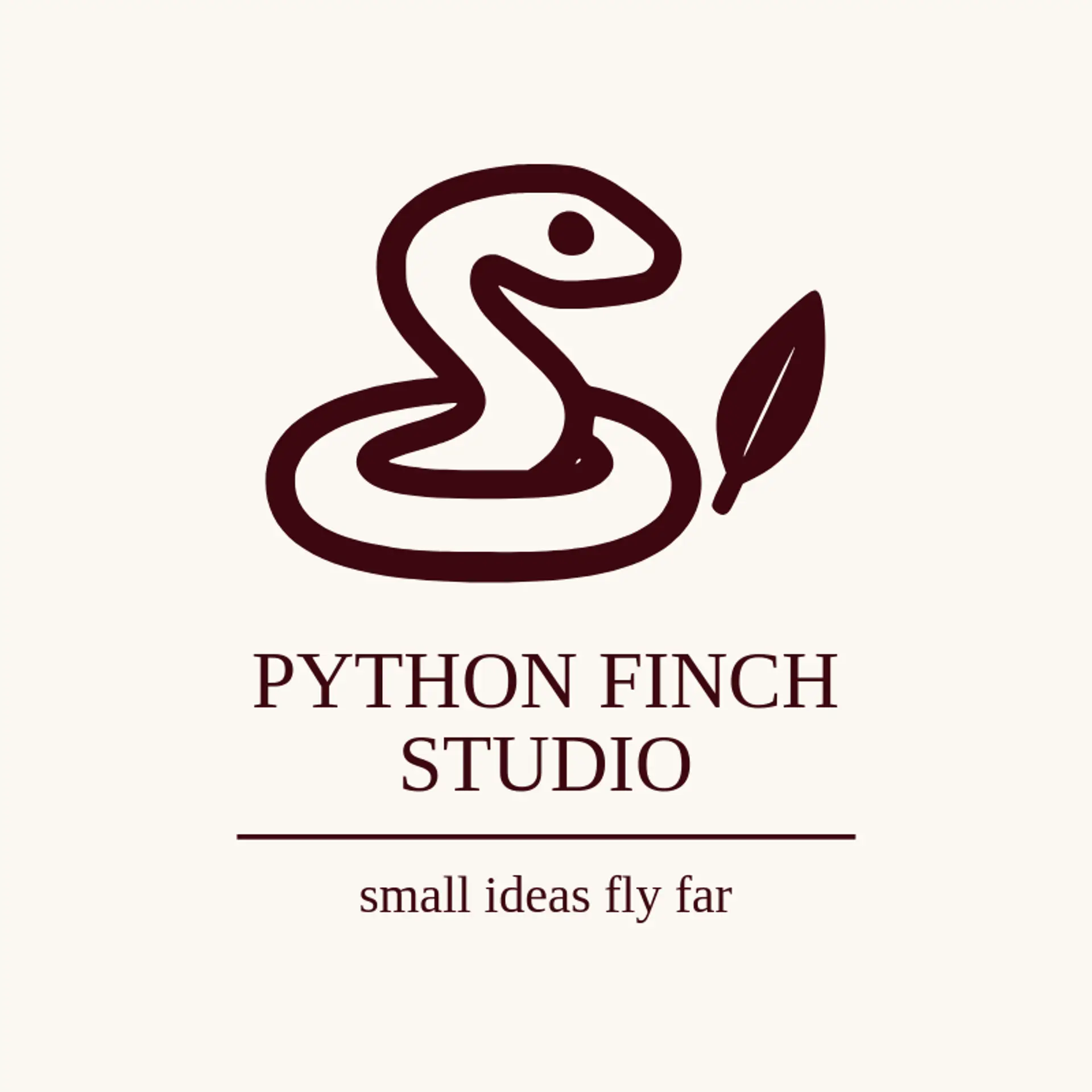 Python Finch Studio logo for python
