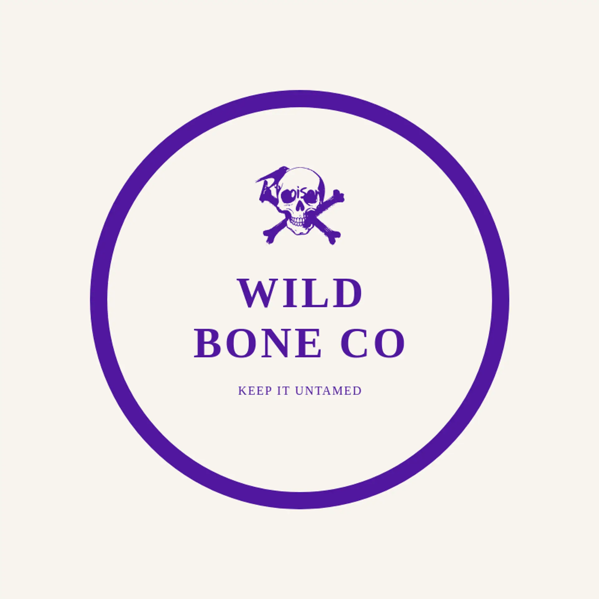 Wild Bone Co logo for poison
