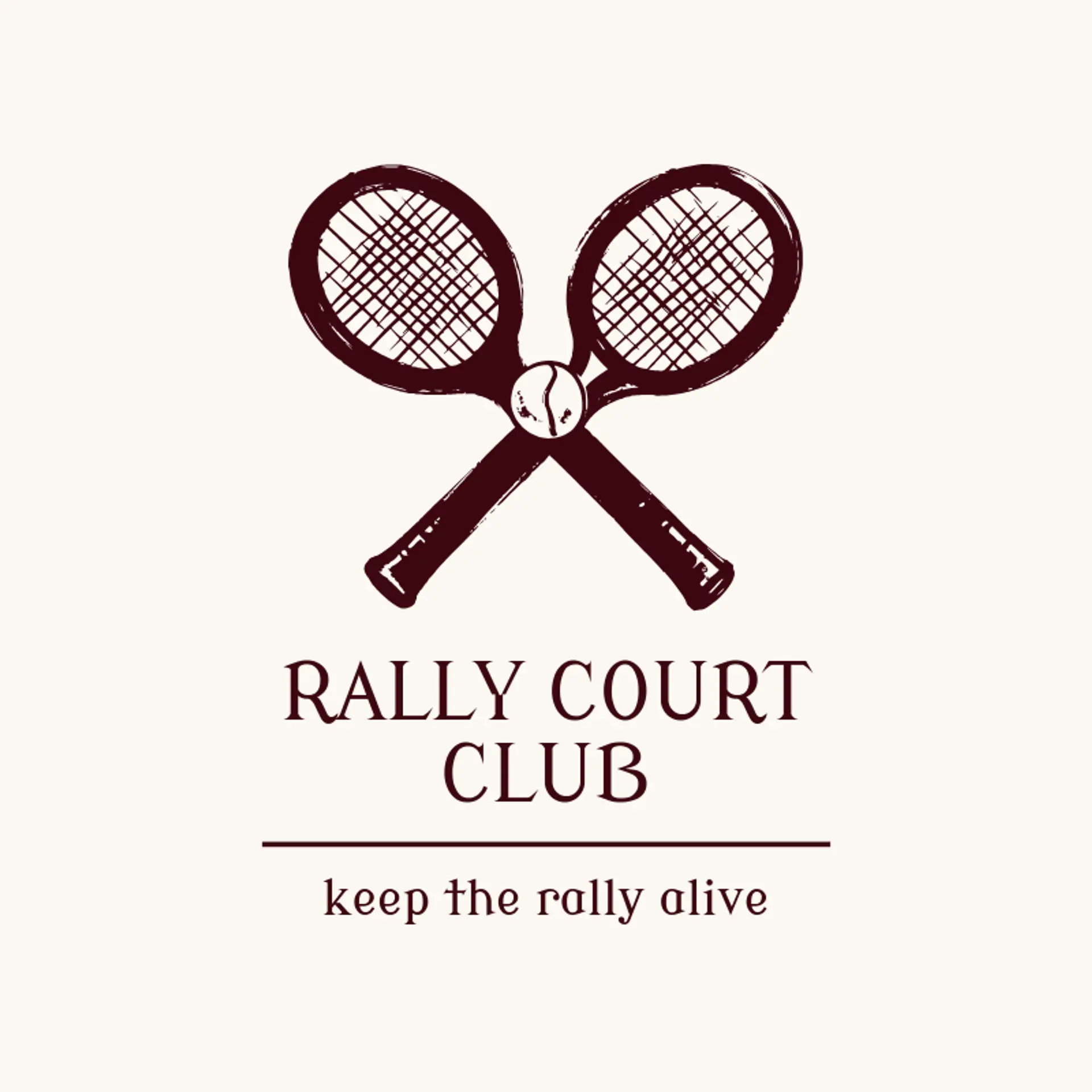 Rally Court Club logo for court