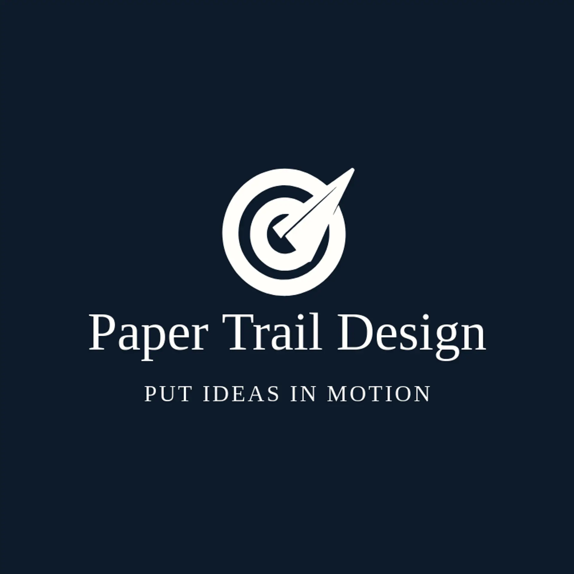Paper Trail Design logo for spiral