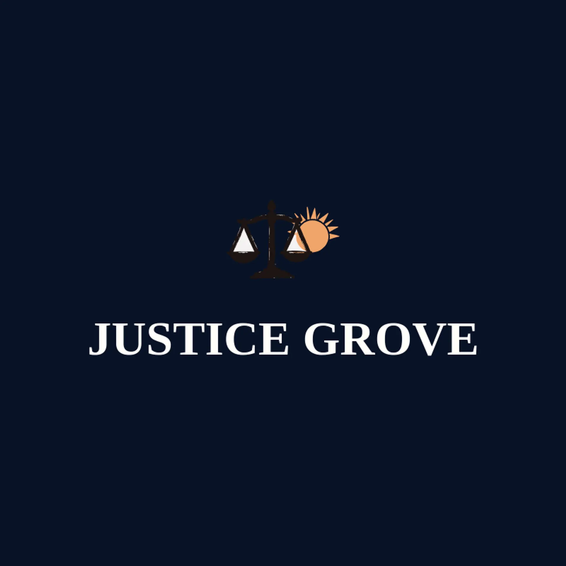 Justice Grove logo for legal