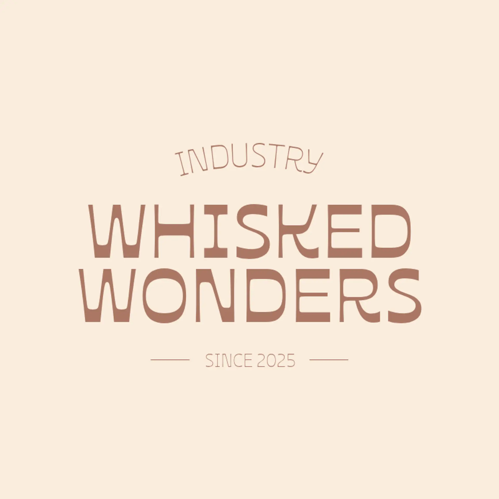 Whisked Wonders logo for unique bakery