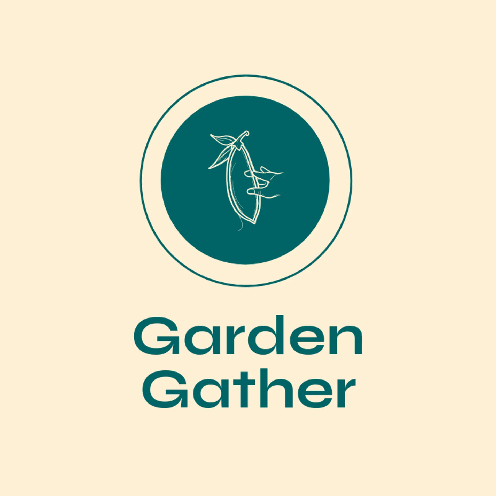 Garden Gather logo for vegan