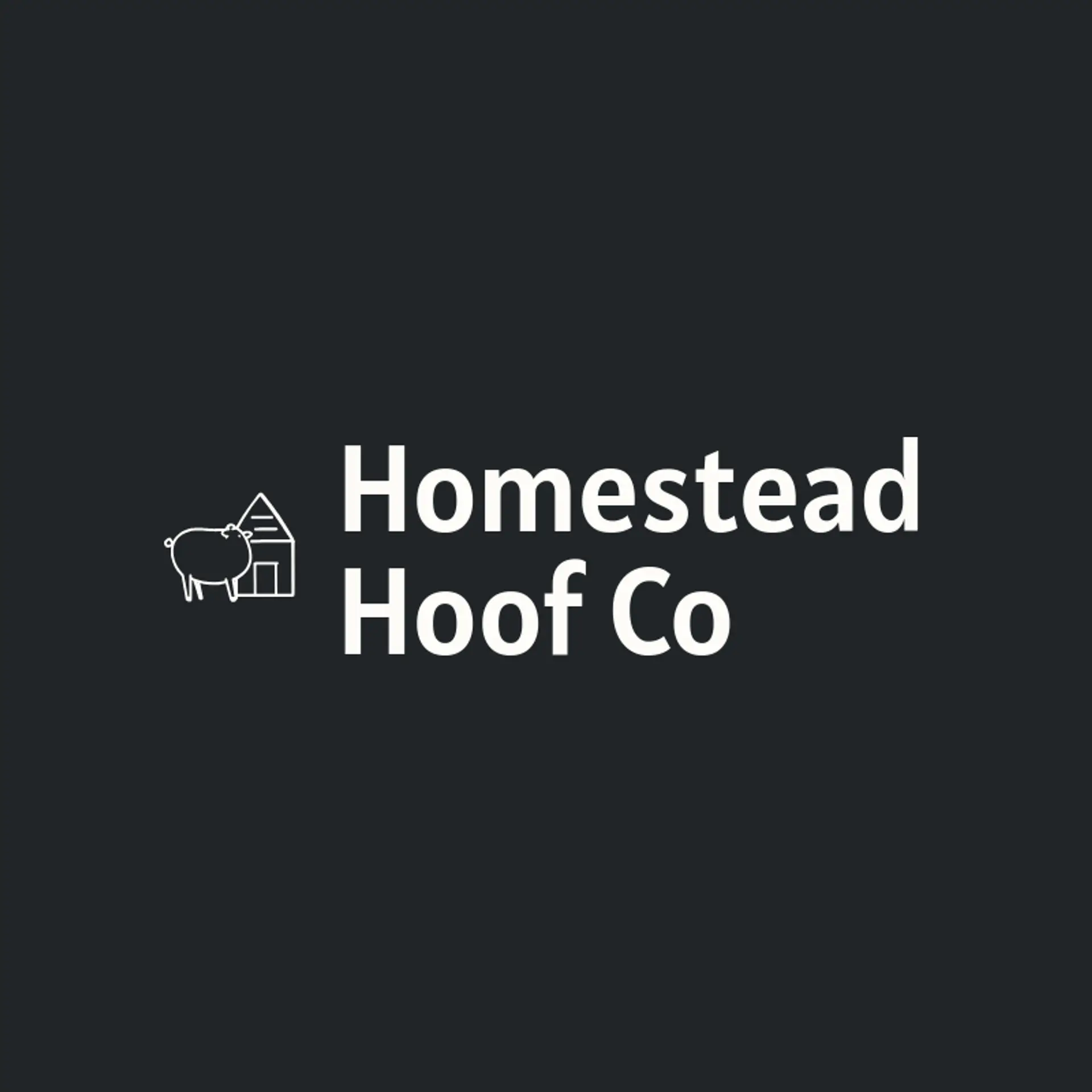 Homestead Hoof Co logo for cow