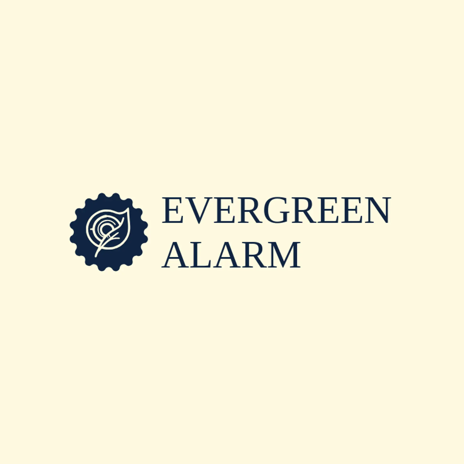 Evergreen Alarm logo for fire station