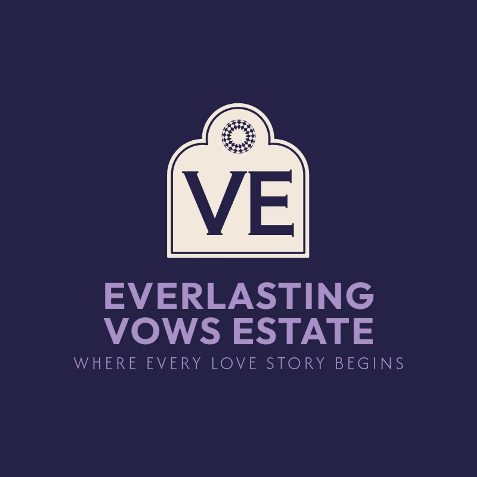 Enchanted Vows Hall logo for wedding venue