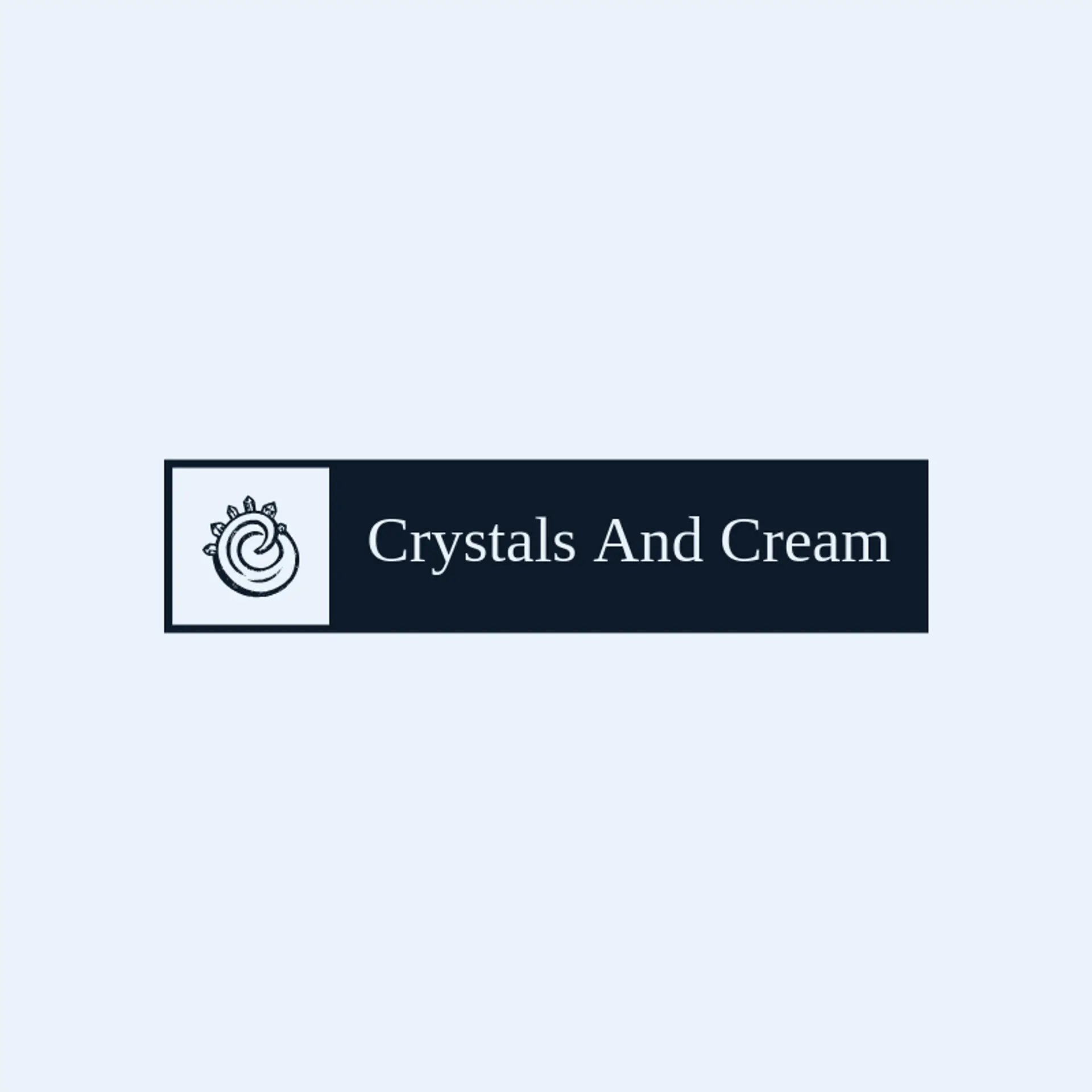 Crystals and Cream logo for sugar