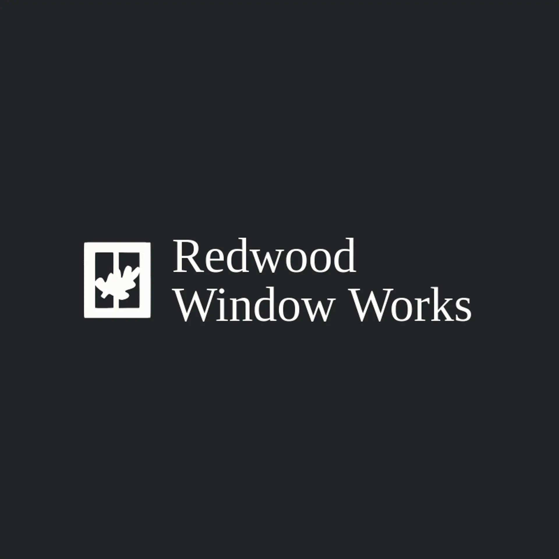 Redwood Window Works logo for windows